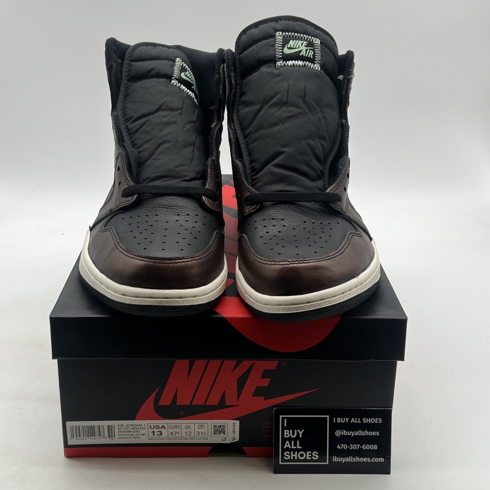 Size 13 - Air Jordan 1 Retro OG High Patina (555088-033)