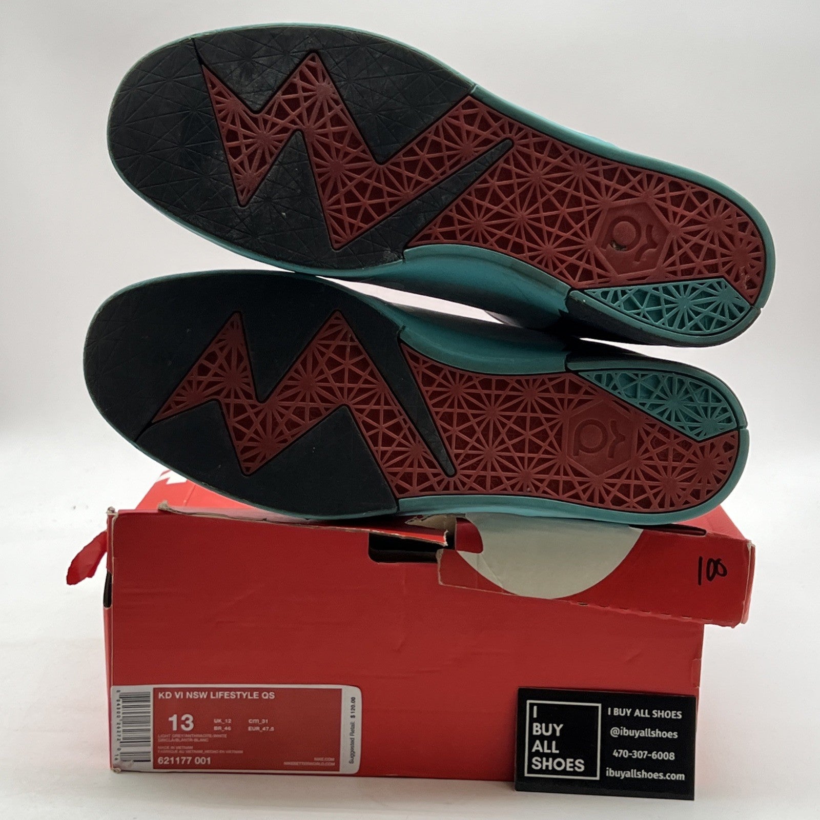 Size 13 - Nike KD 6 Nsw Lifestyle Qs Birthday (621177-001)