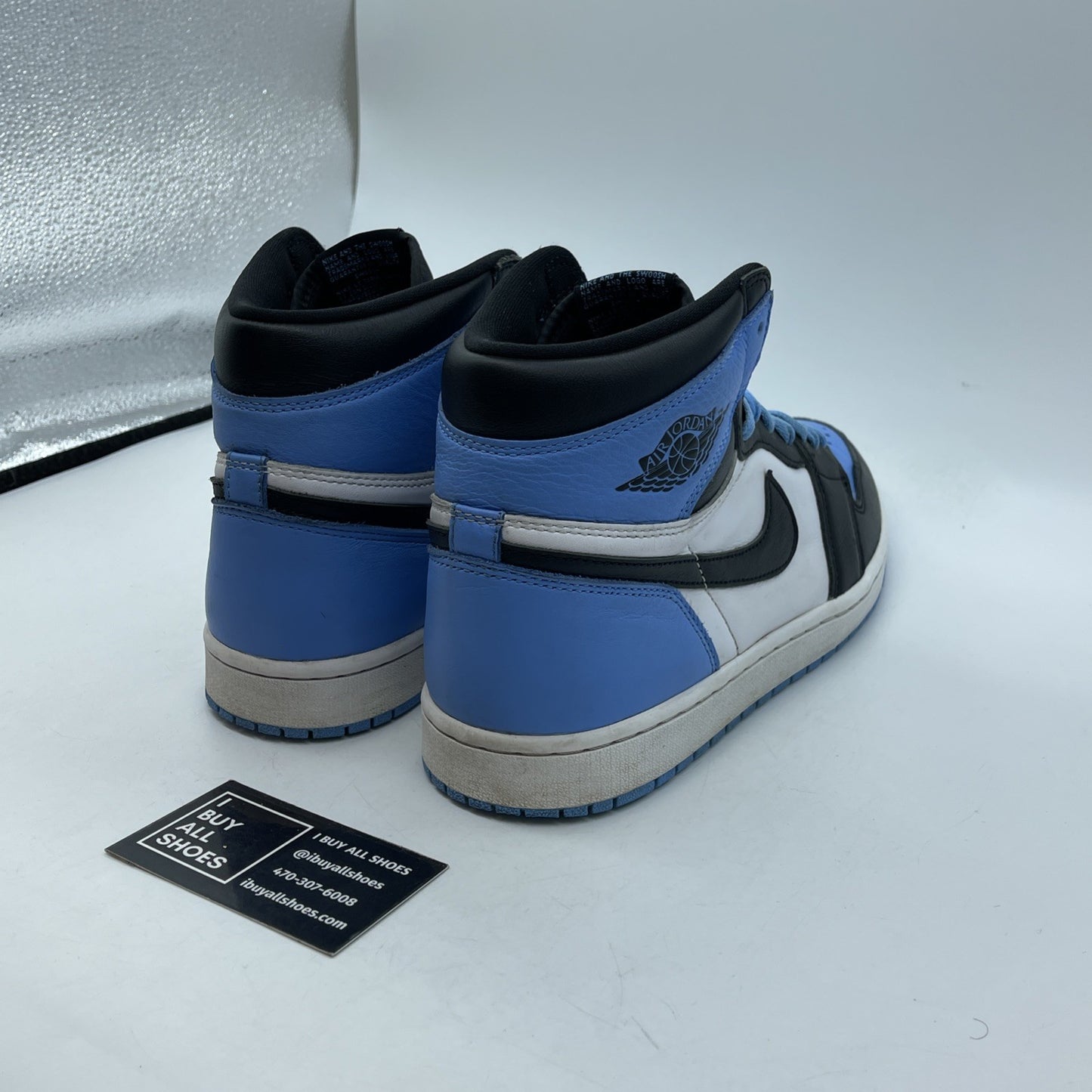 Size 10 - Jordan 1 Retro OG High UNC Toe Blue White Leather (DZ5485-400)