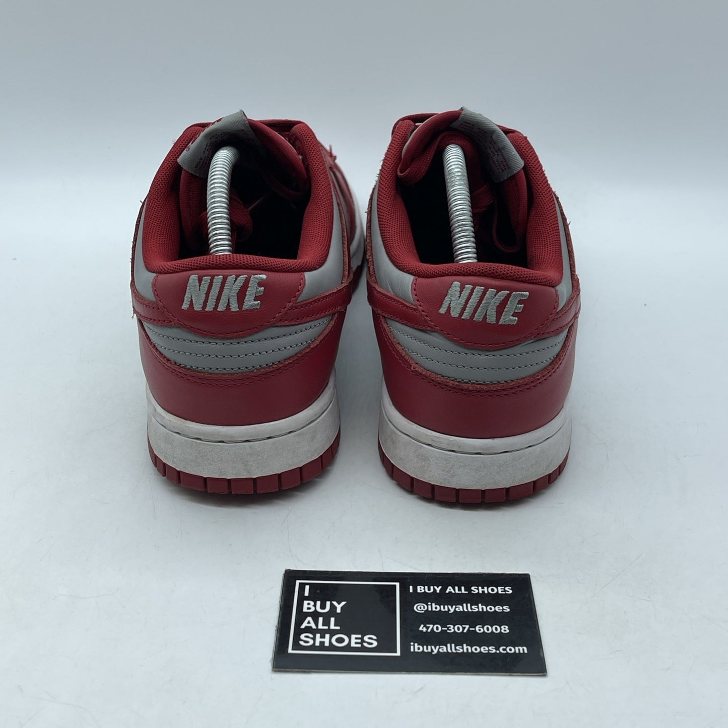 Size 10.5 - Nike Dunk Low SP UNLV 2021 Red Grey Leather (DD1391-002