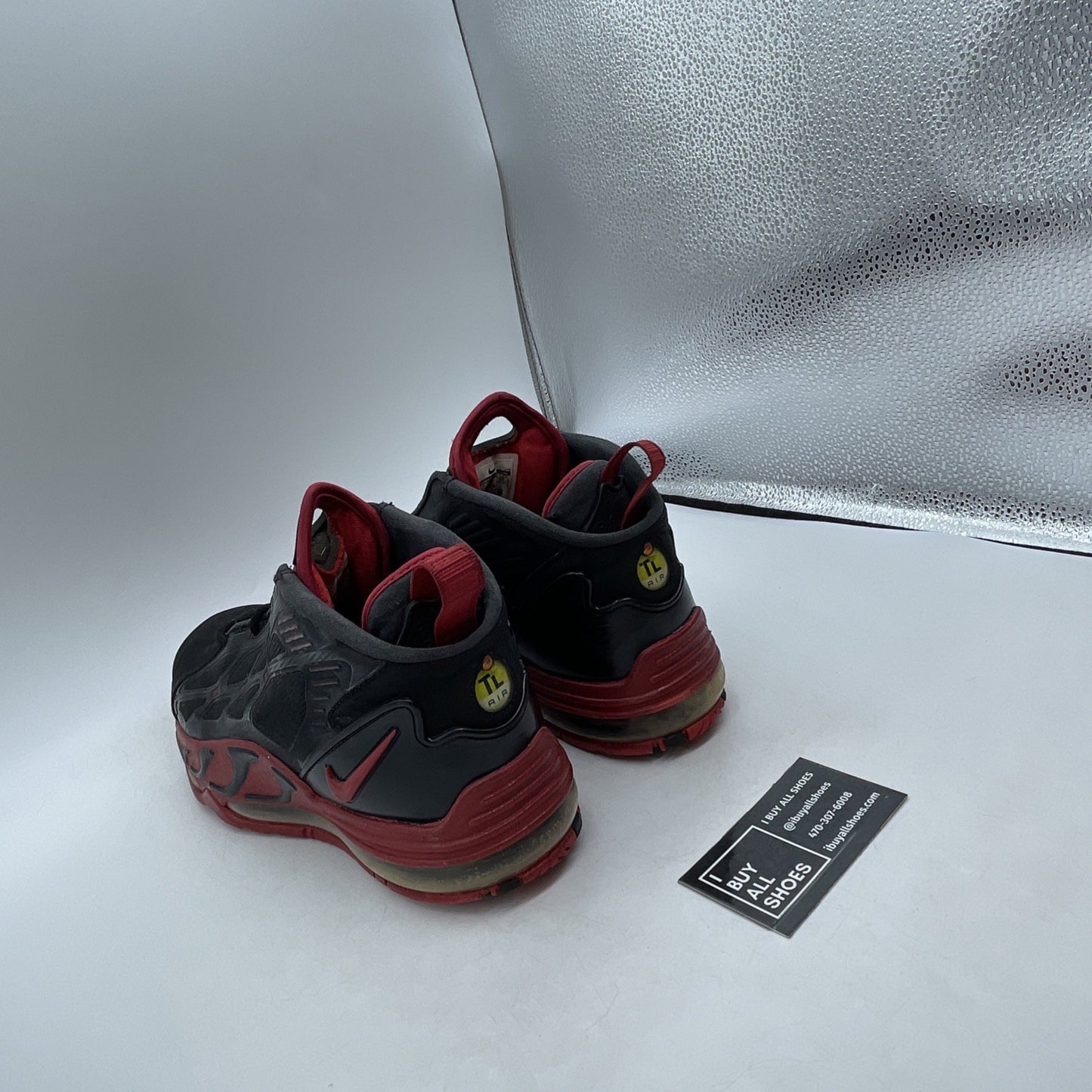 Size 10.5 - Nike Air Max Pillar Black Sport Red (525226-011)