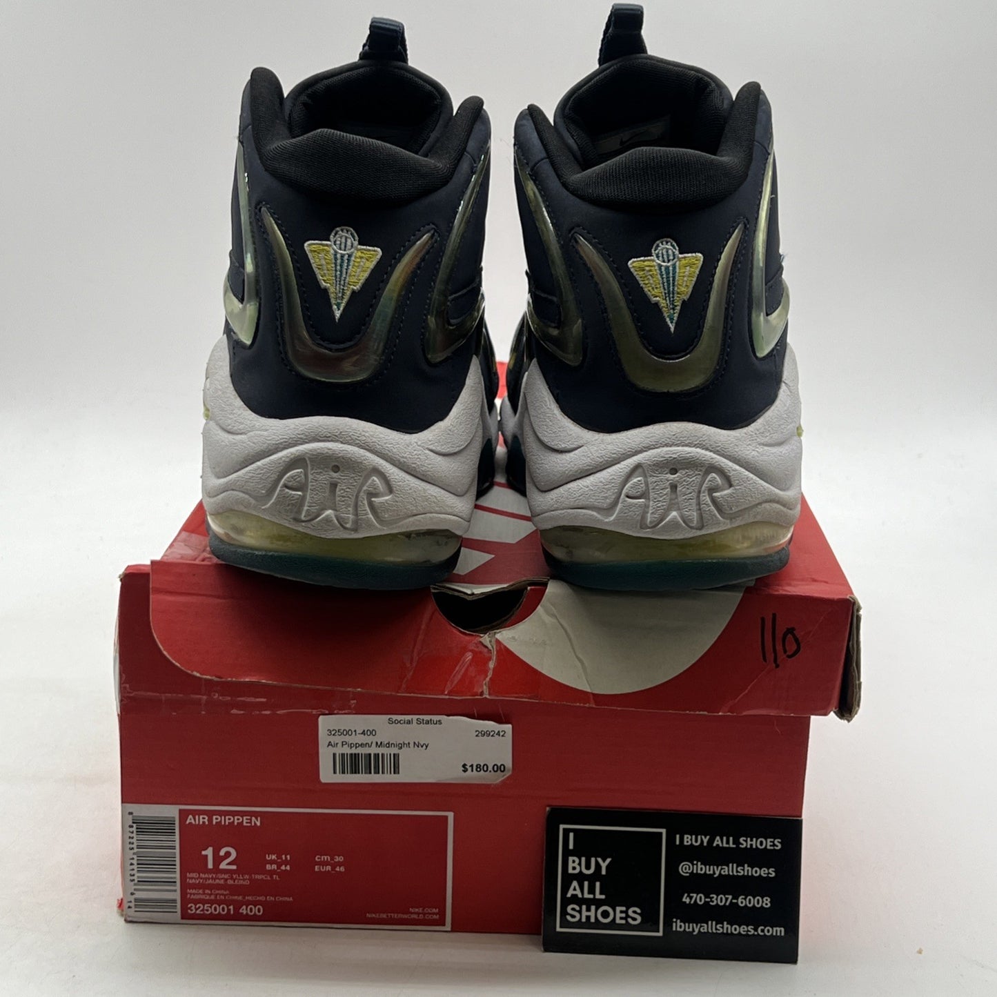 Size 12 - Nike Air Pippen Midnight Navy (325001-400)