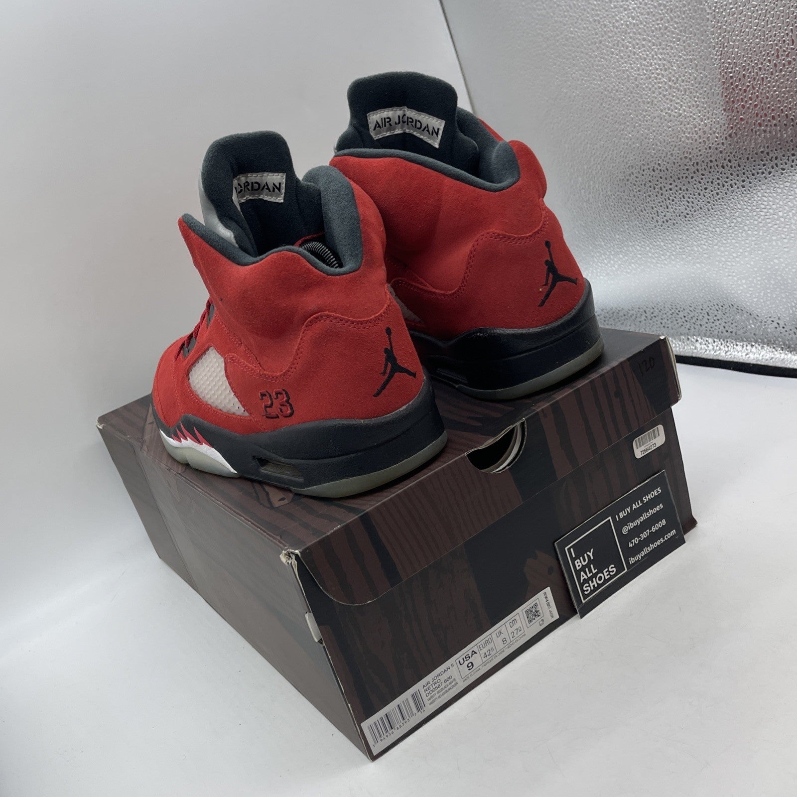 Size 9 - Air Jordan 5 Retro Mid Raging Bull (DD0587-600)