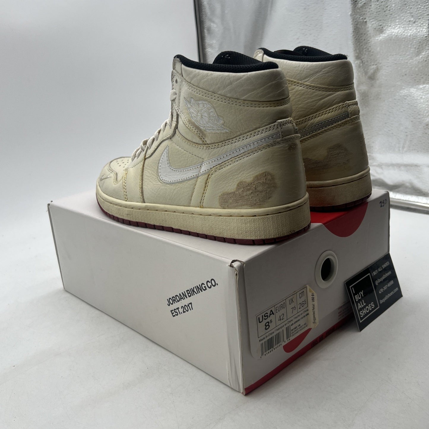Size 8.5 - Air Jordan 1 Retro High OG Nigel Sylvester 2018 (BV1803-106)