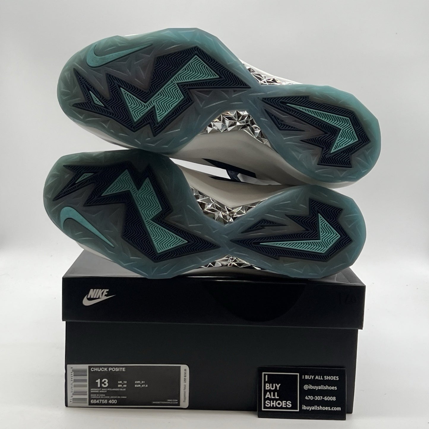Size 13 - Nike Chuck Posite Midnight Navy (684758-400)