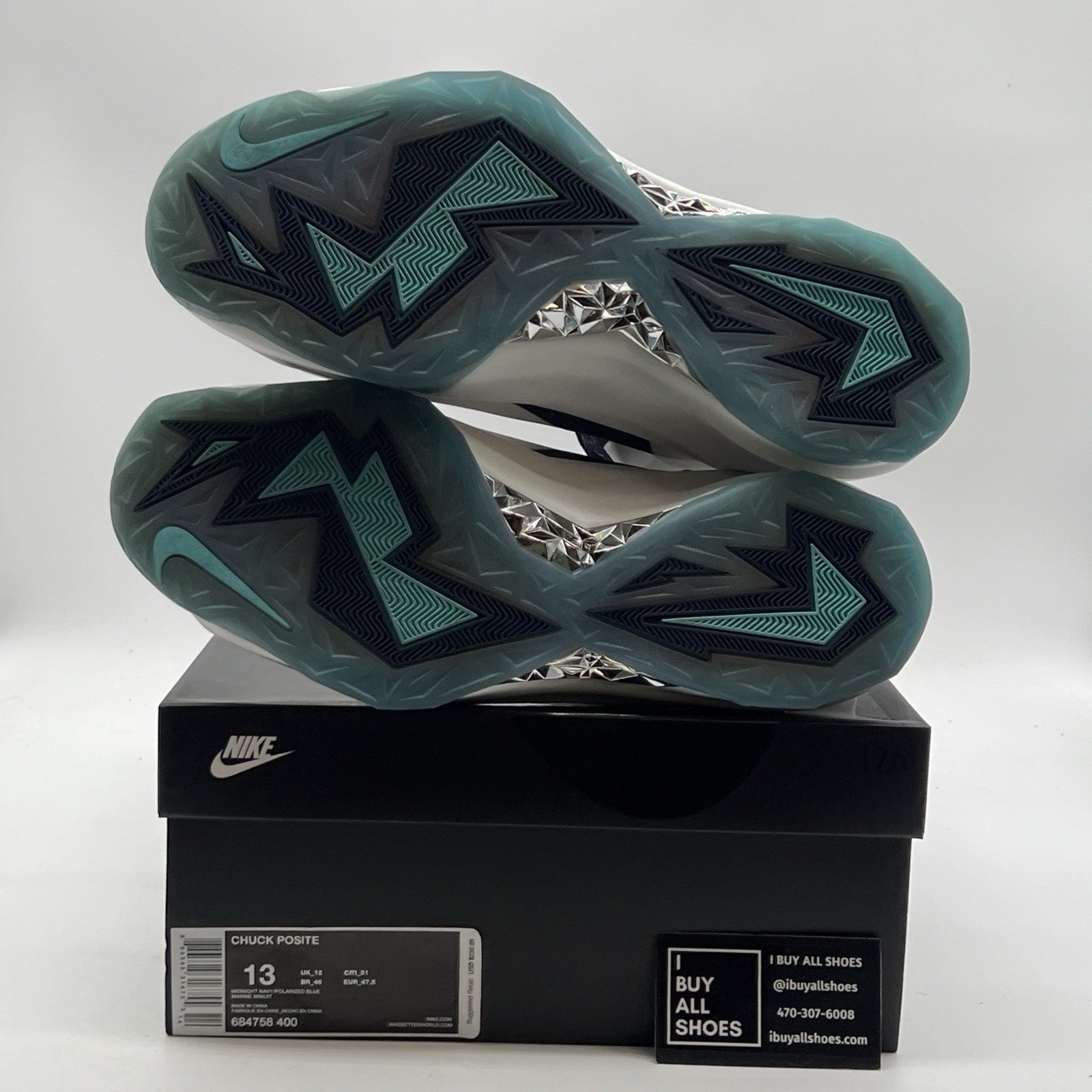 Size 13 - Nike Chuck Posite Midnight Navy (684758-400)