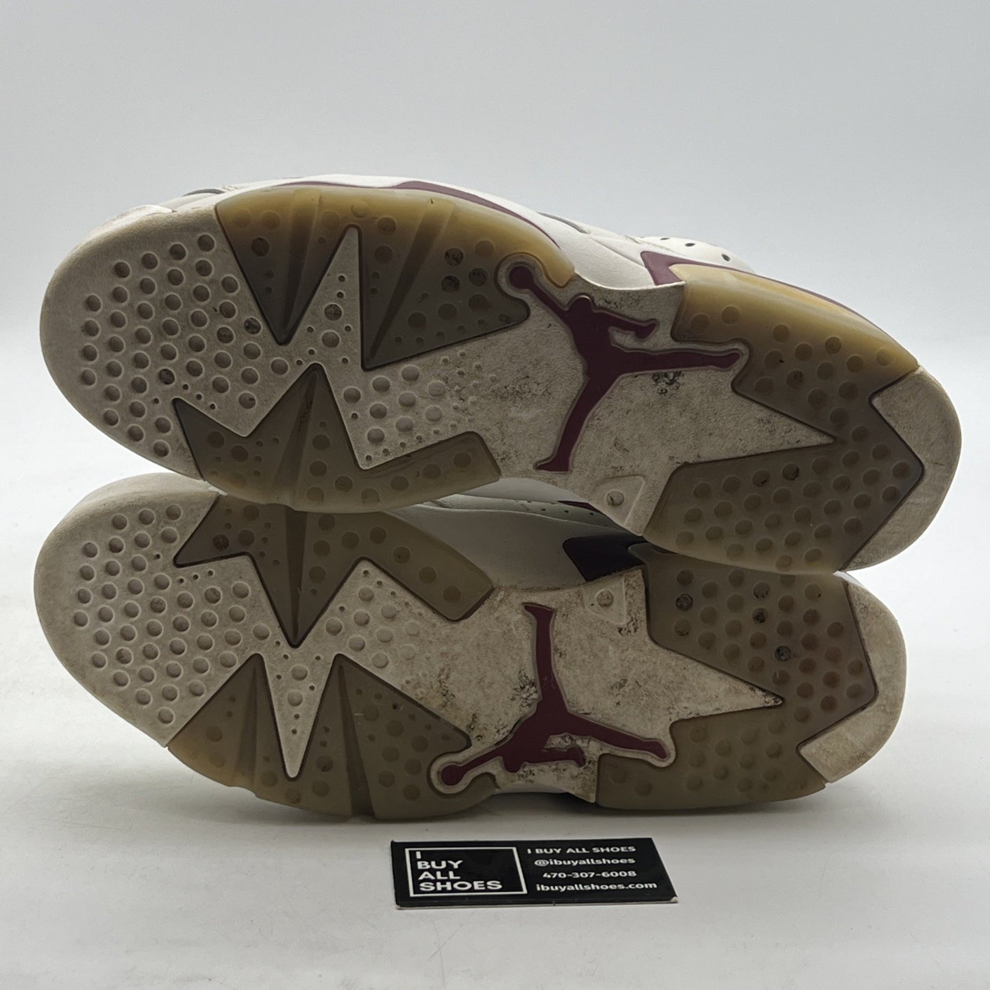 Size 10.5 - Air Jordan 6 Retro 2015 Maroon (384664-116)