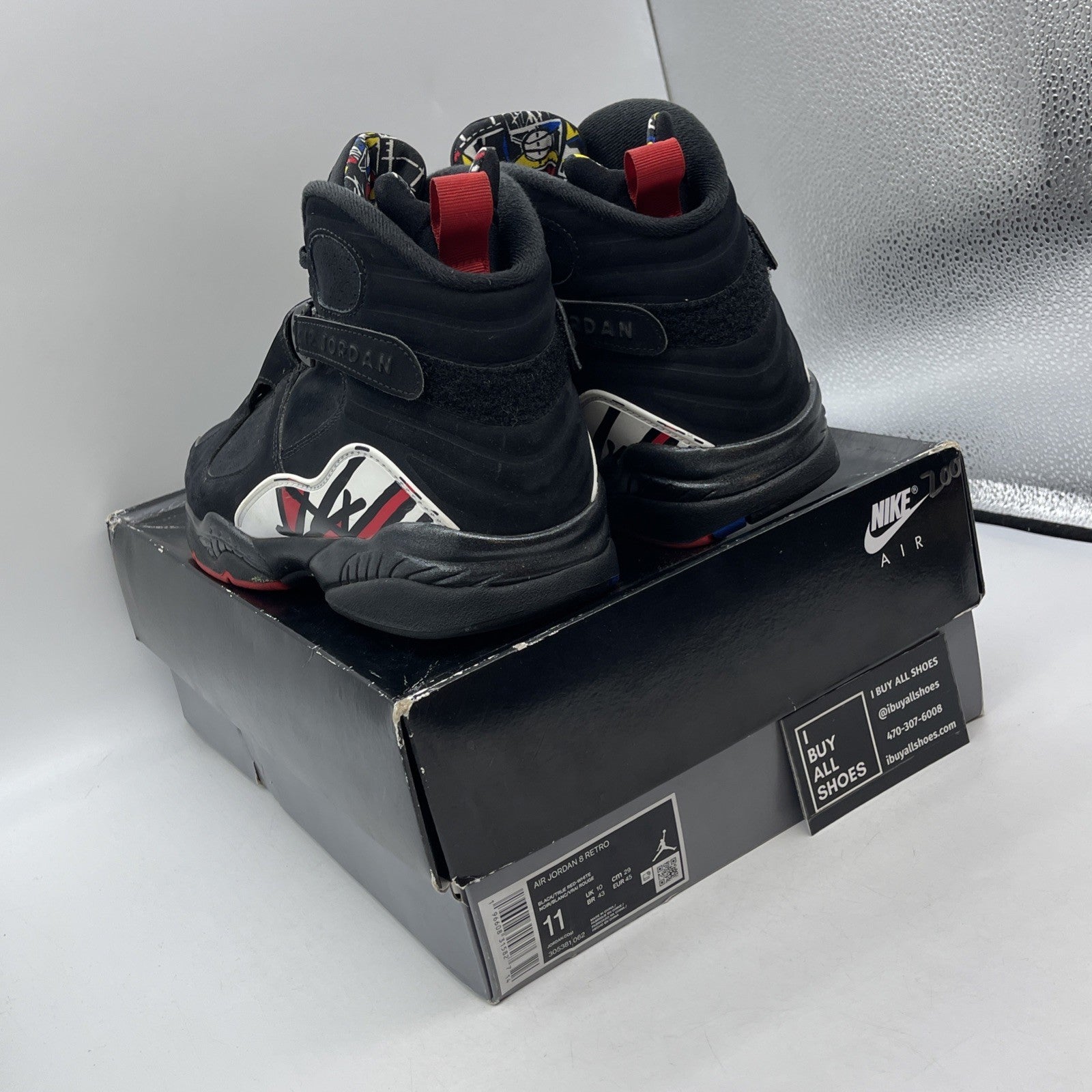 Size 11 - Air Jordan 8 Retro Mid Playoff (305381-062 305381-062)