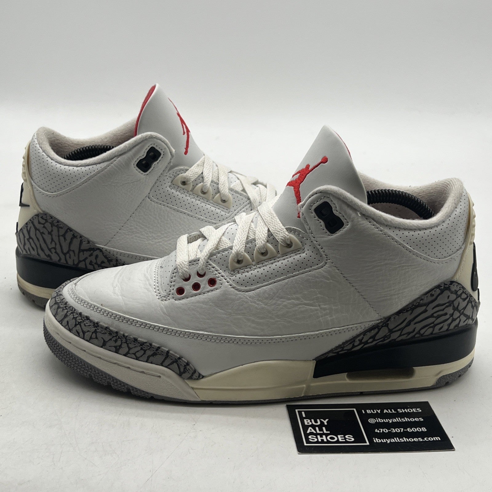 Size 8.5 - Air Jordan 3 Retro Mid White Cement Reimagined (DN3707-100)