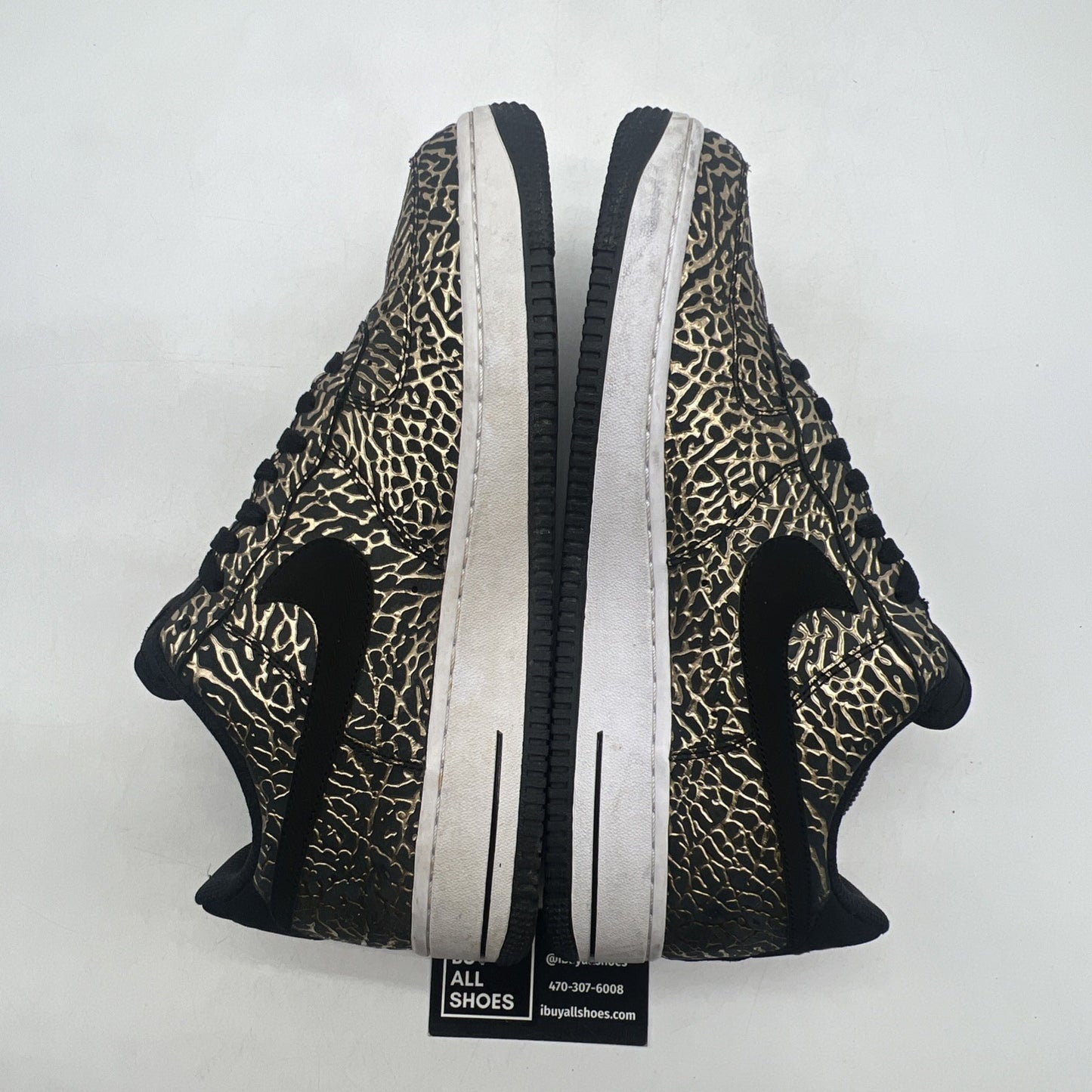 Size 10.5 - Nike Air Force 1 Low Black (488298-702)