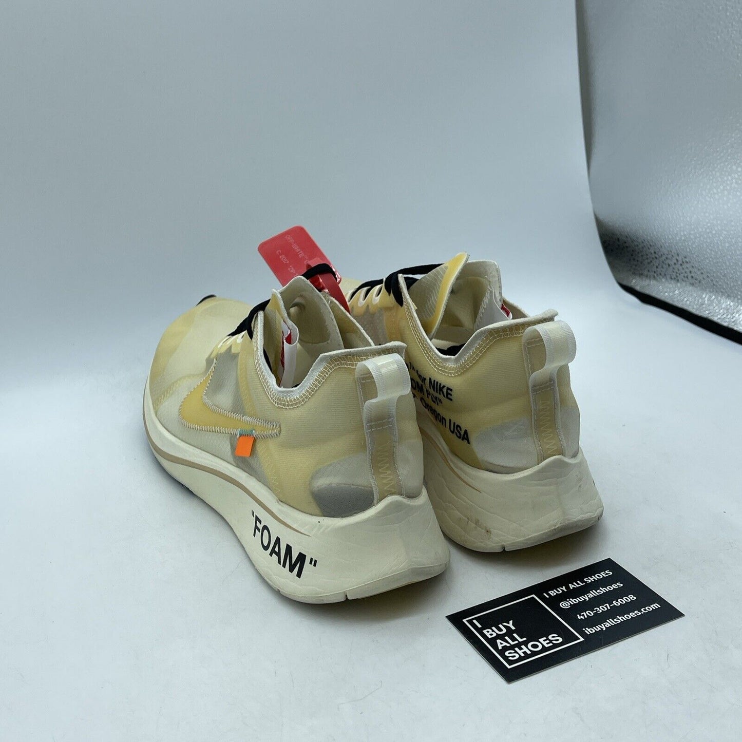 Size 10.5 - Nike Off-White x Zoom Fly SP The Ten Tan Brown Suede (AJ4588-100)