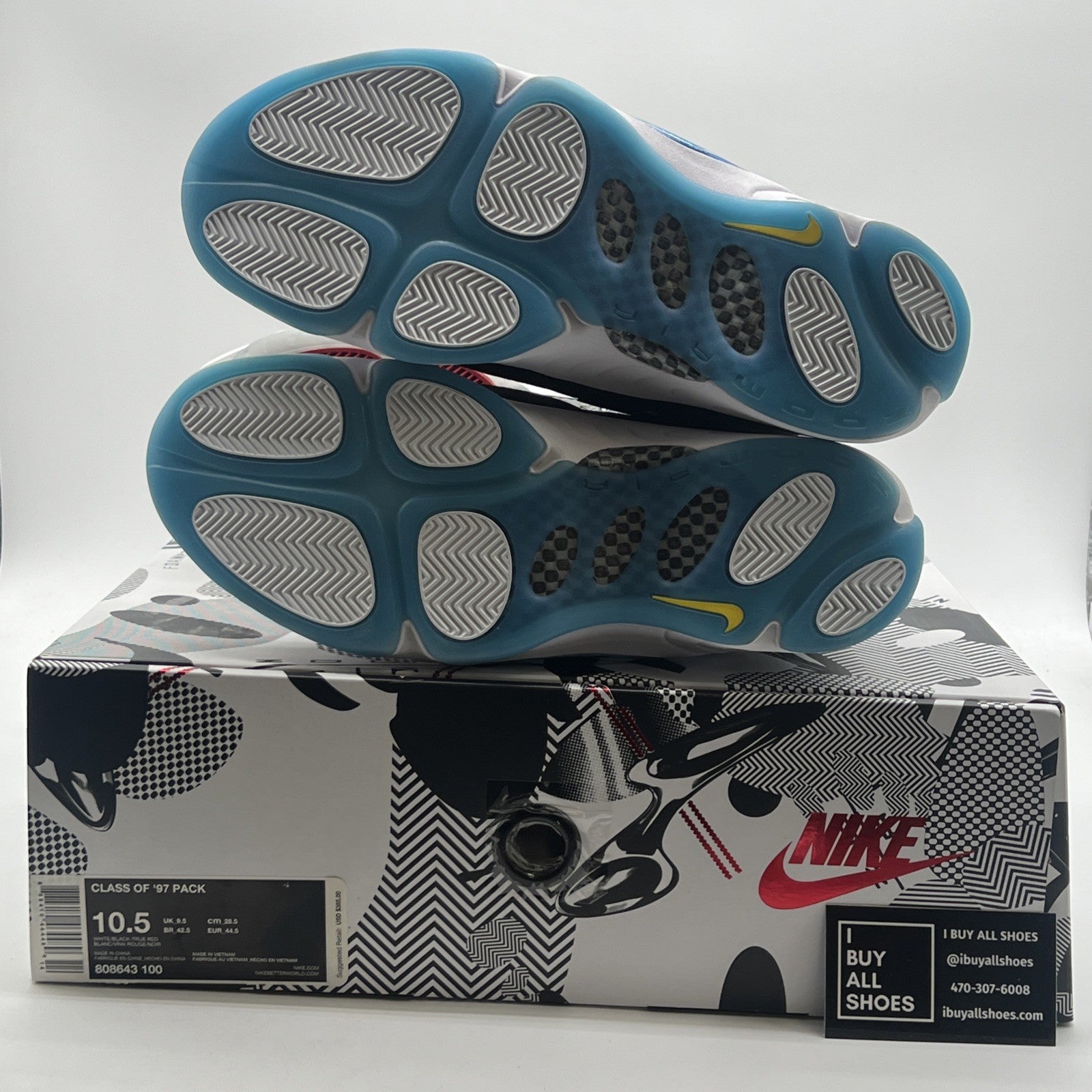 Size 10.5 - Nike Class of '97 Pack Multicolor (808643-100)