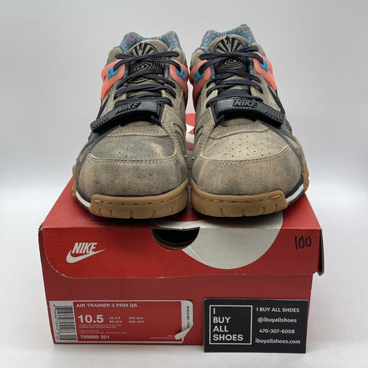 Size 10.5 - Nike Air Trainer 3 Premium Super Bowl Brown Suede (709989-201)