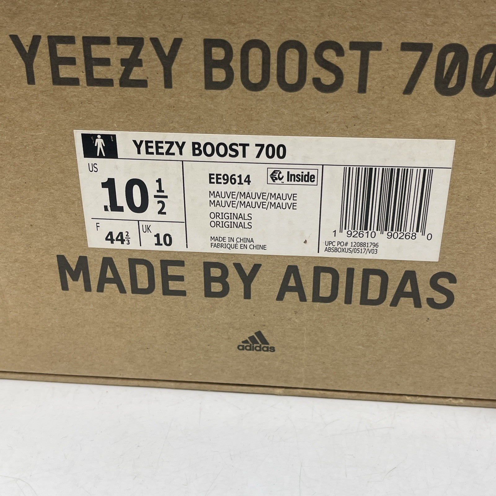 Size 10.5 - adidas Yeezy Boost 700 V1 Mauve Brown Suede Leather (EE9614)