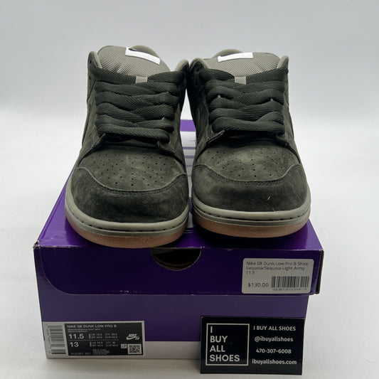 Size 11.5 - Nike Dunk SB Pro B Low Sequoia (HJ0367-301)