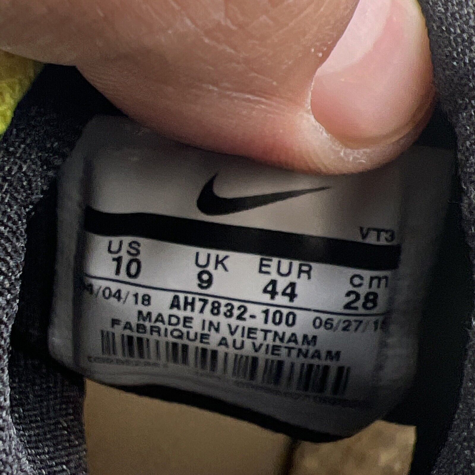 Size 10 - Nike Acronym x Air Presto Mid Dynamic Yellow (AH7832-100)