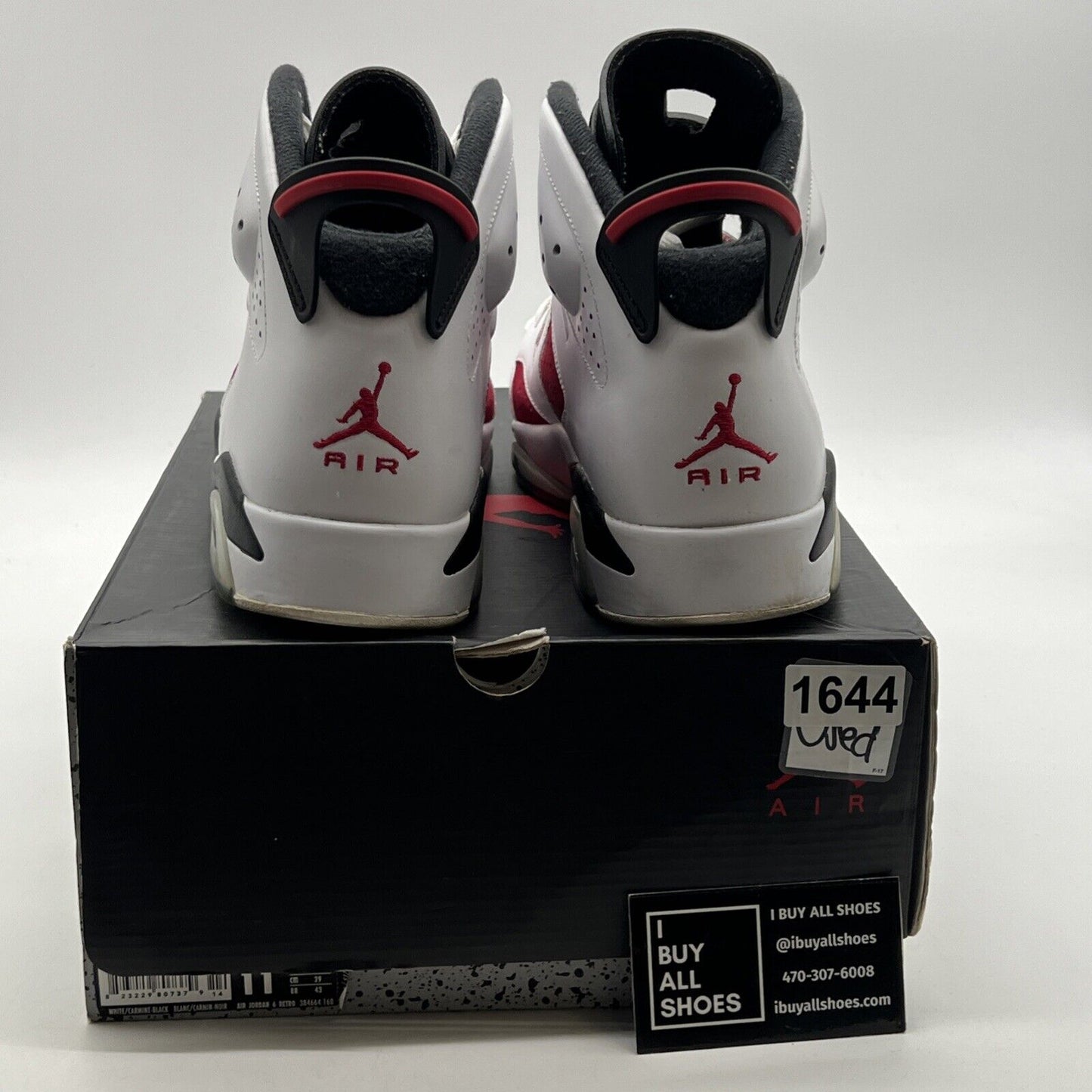 Size 11 - Air Jordan 6 Retro 2014 Carmine (384664-160)