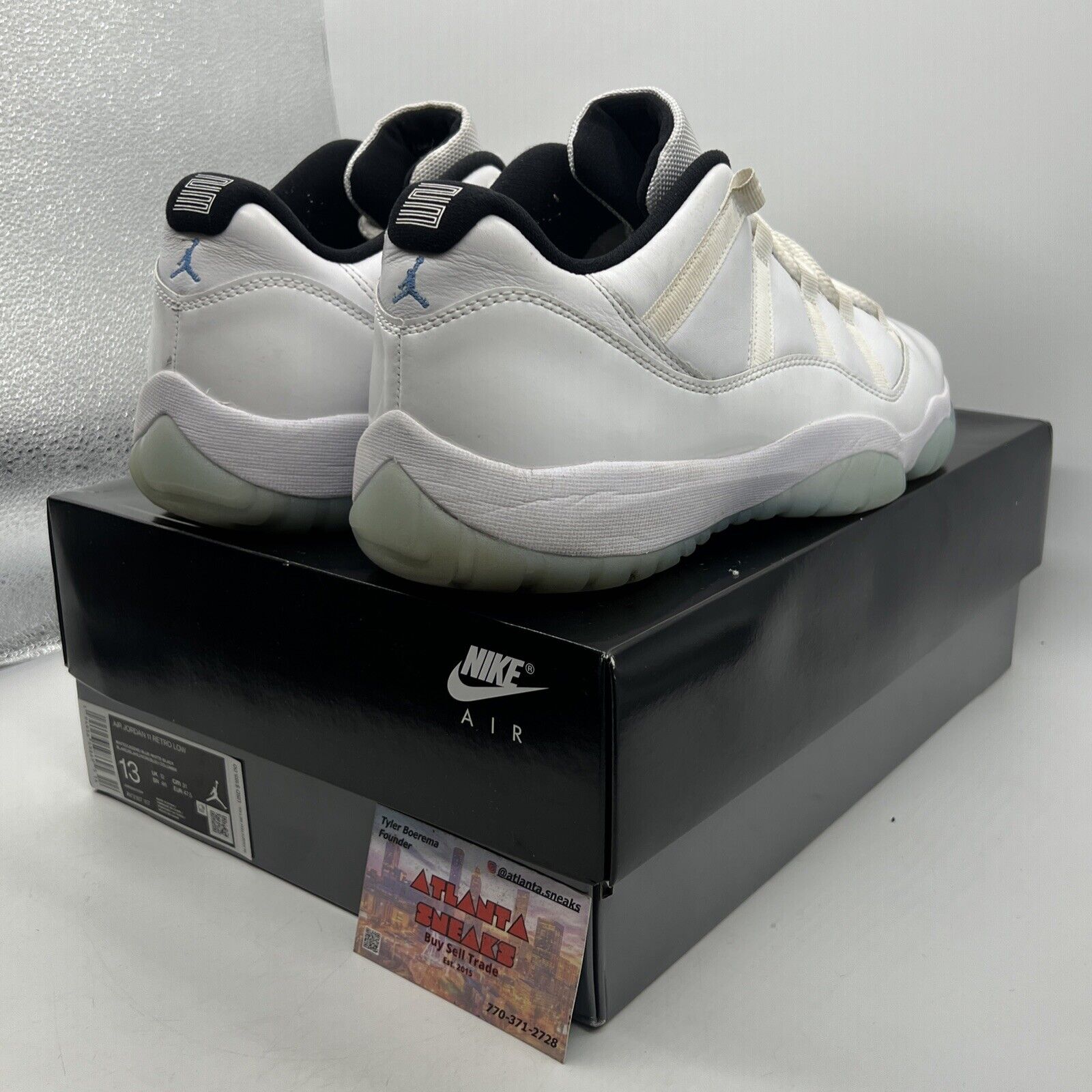 Size 13 - Jordan 11 Retro Low Legend Blue Leather (AV2187-117)