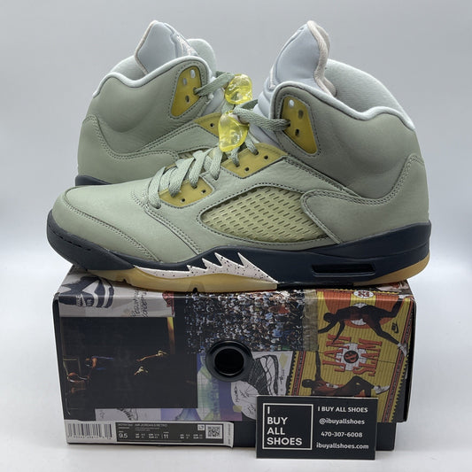 Size 9.5 - Jordan 5 JADE HORIZON Blue White Suede (DC7501300)