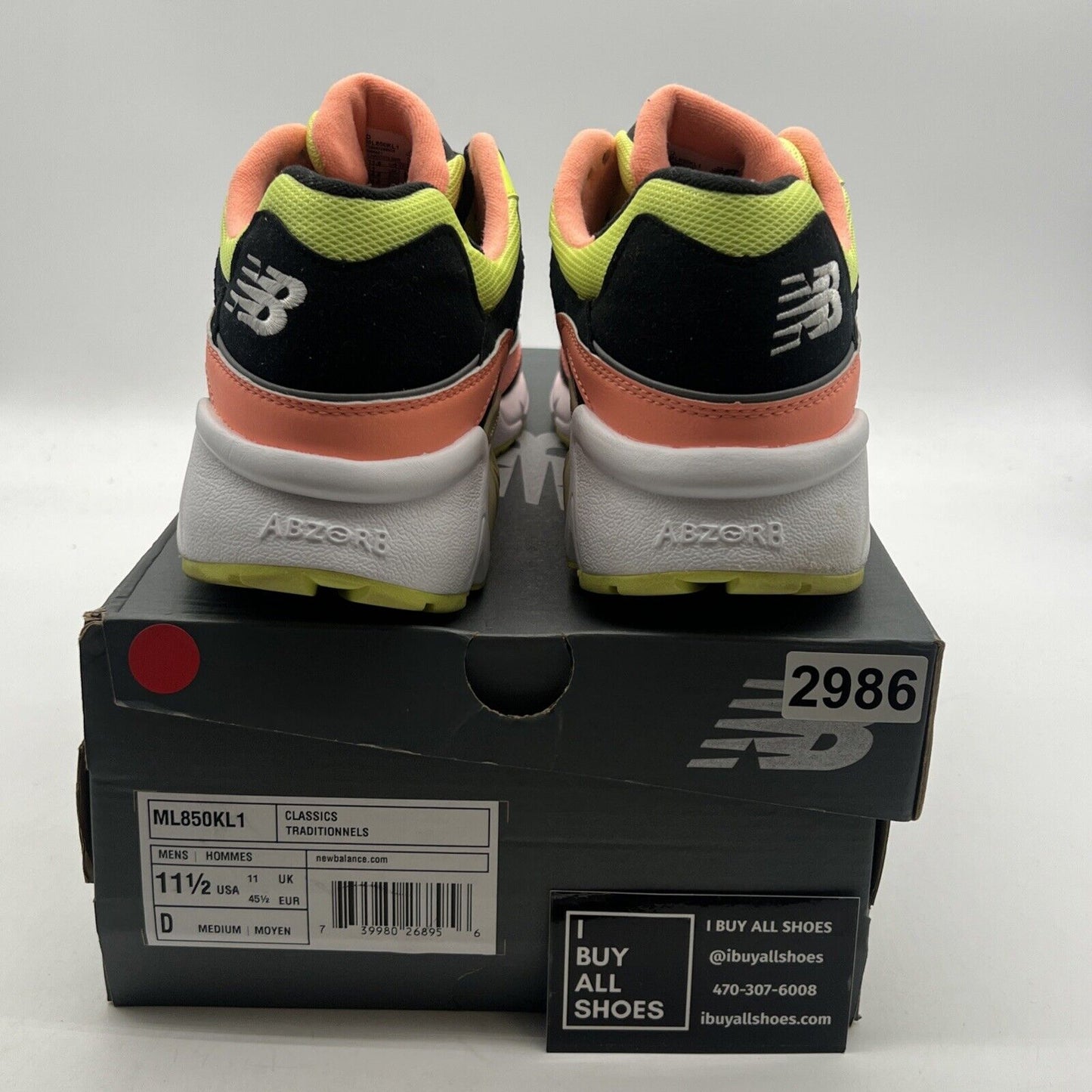 Size 11.5 - New Balance Kawhi Leonard x 850 Sunrise (ML850KL1)