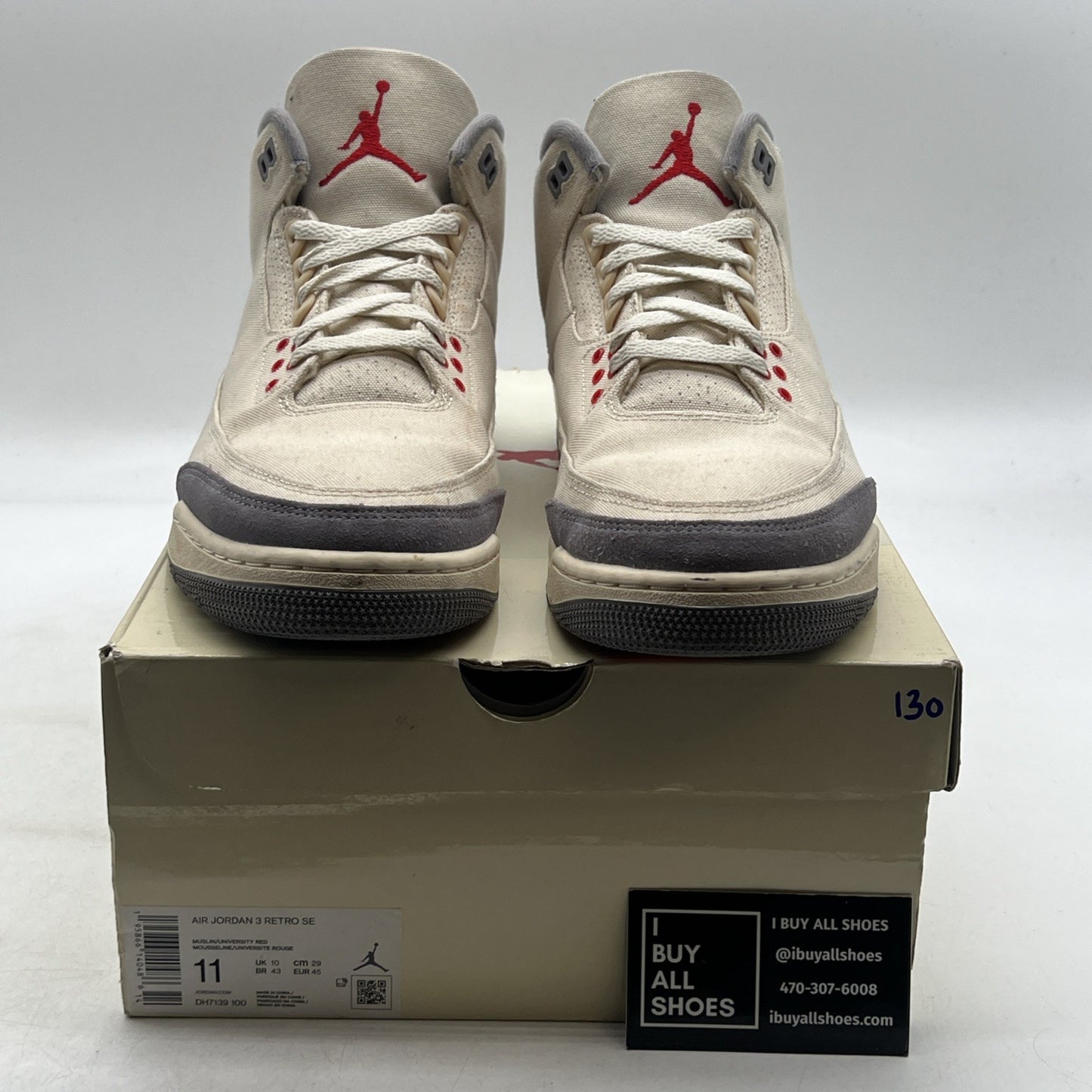 Size 11 - Air Jordan 3 Muslin (DH7139-100)