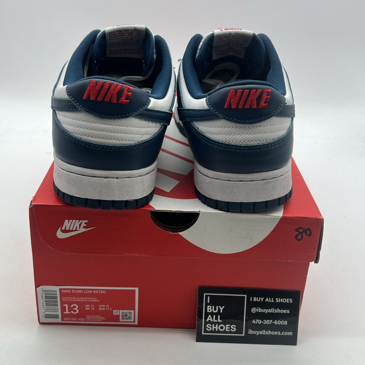 Size 13 - Nike Dunk Low Velarian Blue/White (DD1391-400)