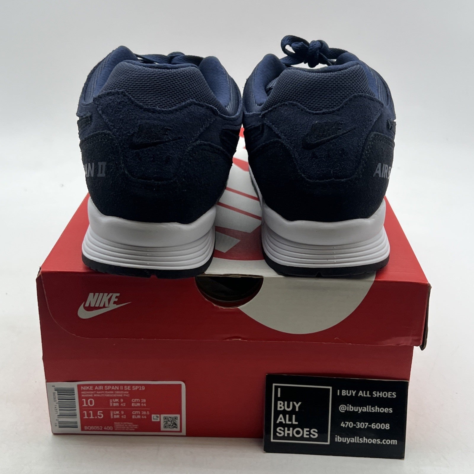 Size 10 - Nike Air Span 2 SE Midnight Navy (BQ6052-400)