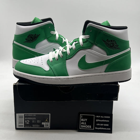 Size 12 - Air Jordan 1 Mid Lucky Green (DQ7426-301)