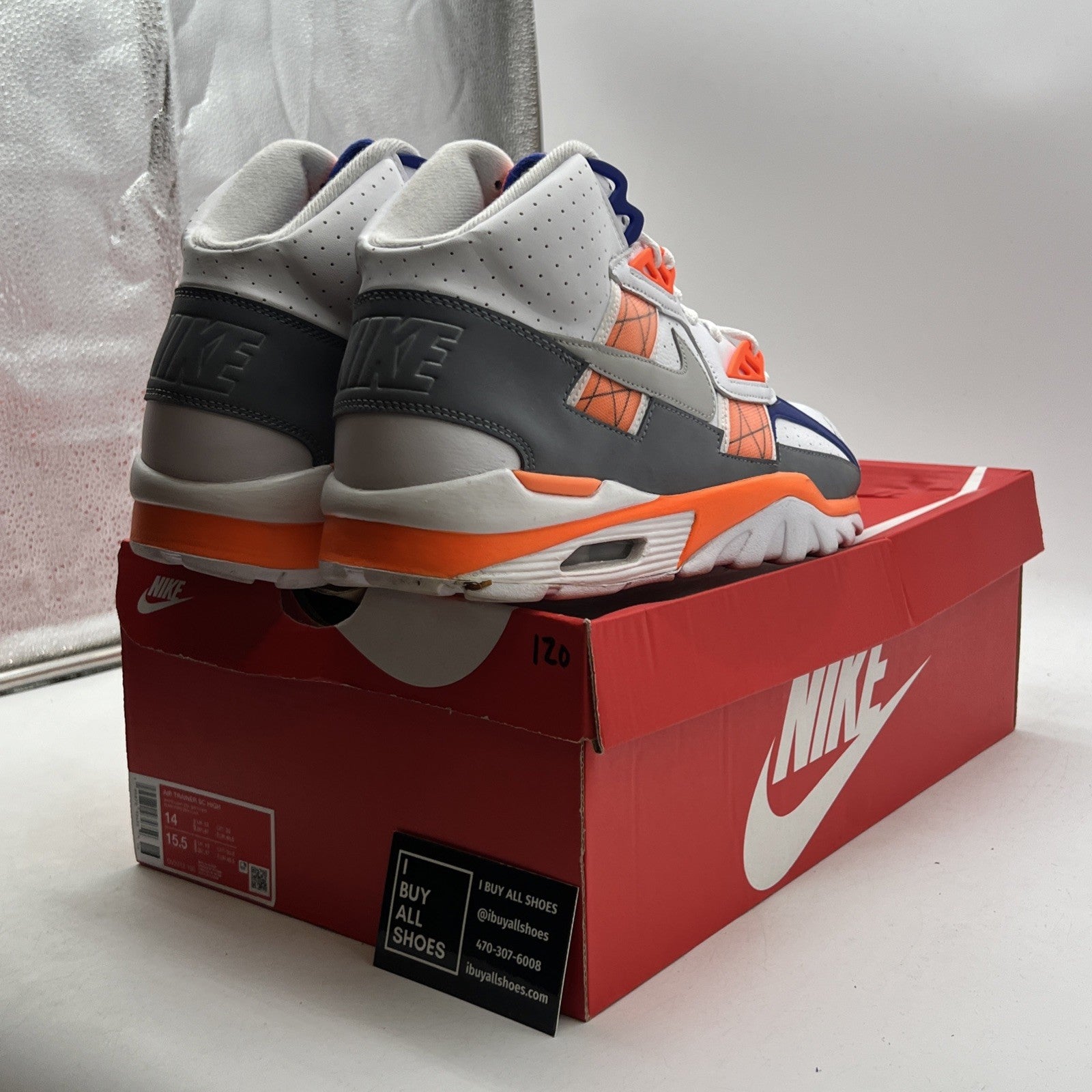 Size 14 - Nike Air Trainer SC High Auburn (DV2212-100)