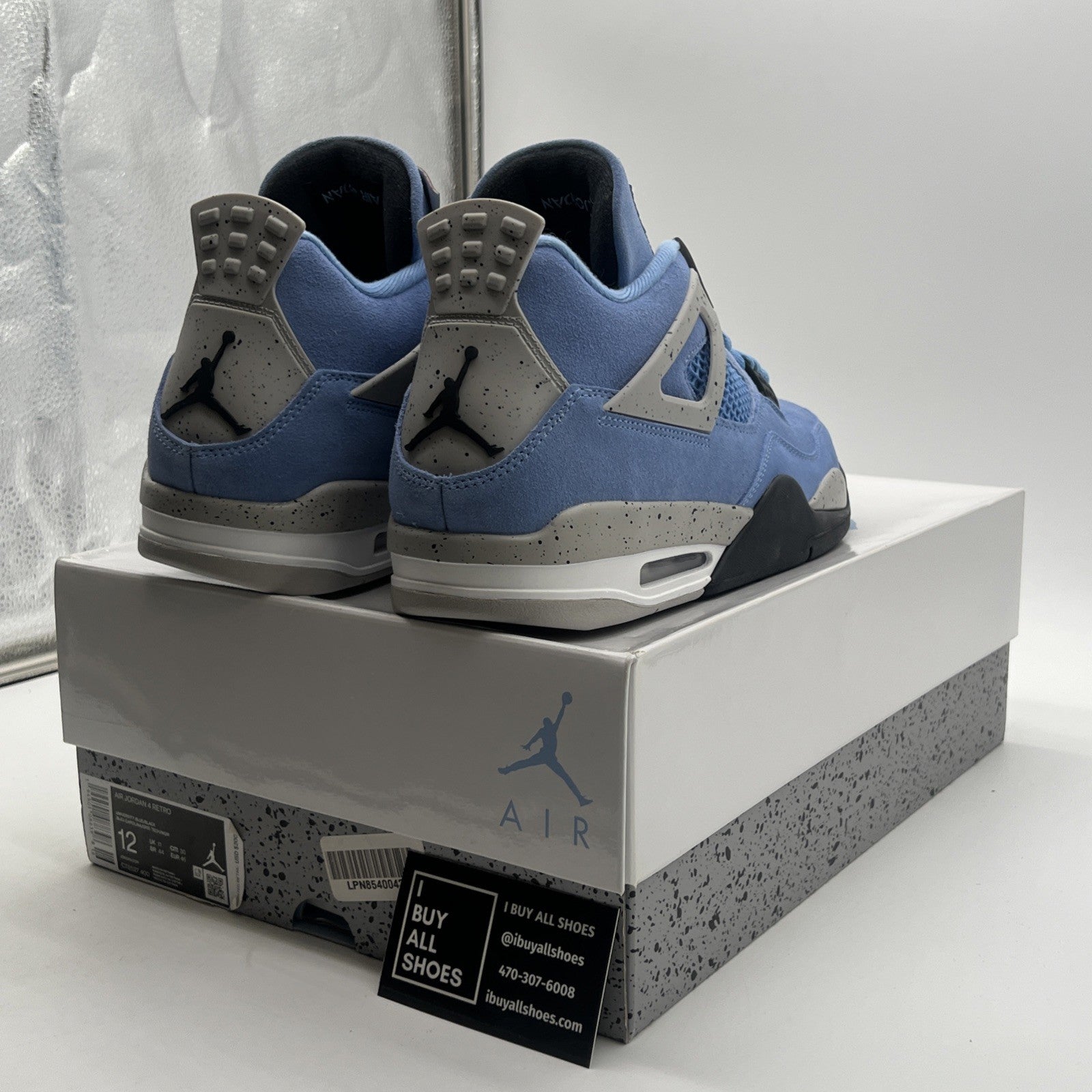 Size 12 - Air Jordan 4 Retro Mid University Blue (CT8527-400)
