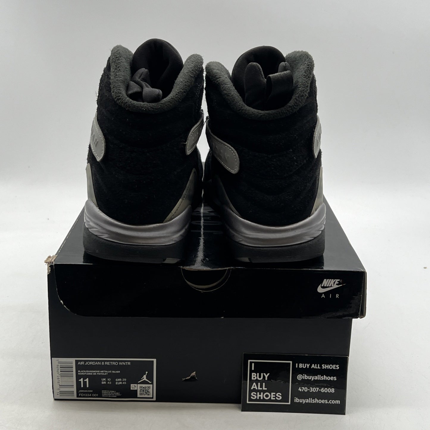 Size 11 - Air Jordan 8 Retro Winterized Gunsmoke (FD1334-001)