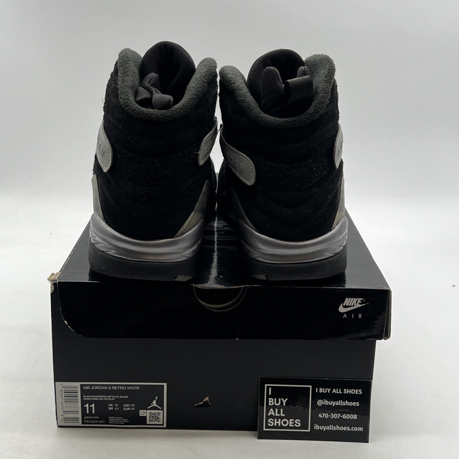Size 11 - Air Jordan 8 Retro Winterized Gunsmoke (FD1334-001)