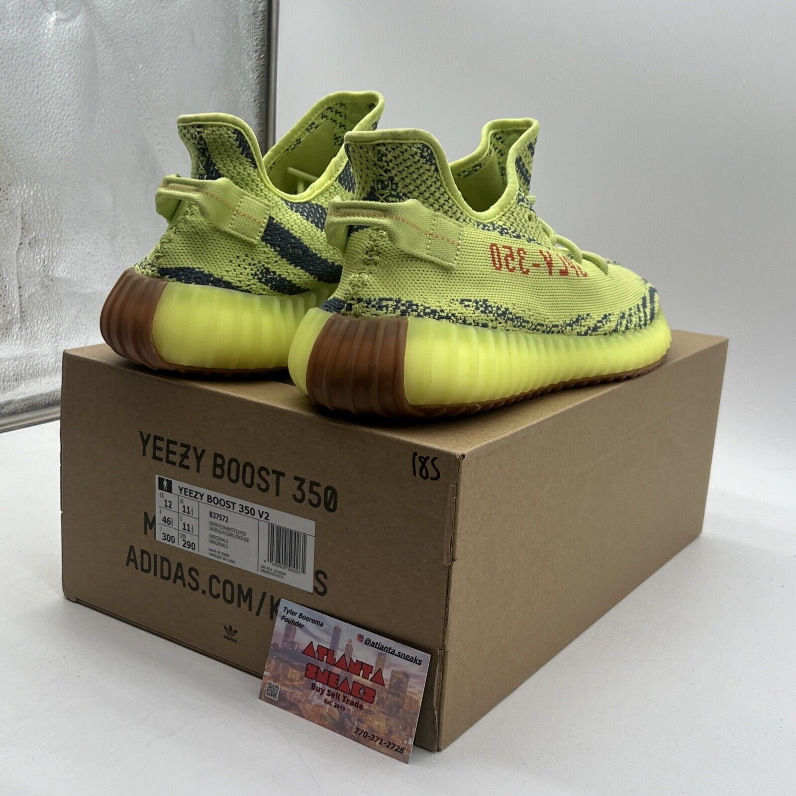 Size 12 - adidas Yeezy Boost 350 V2 Low Semi Frozen Yellow