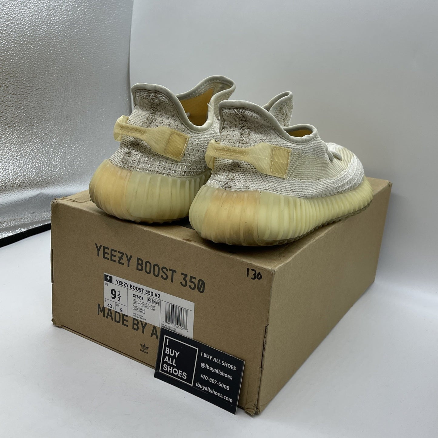 Size 9.5 - adidas Yeezy Boost 350 V2 Low Light Tan Suede (GY3438)