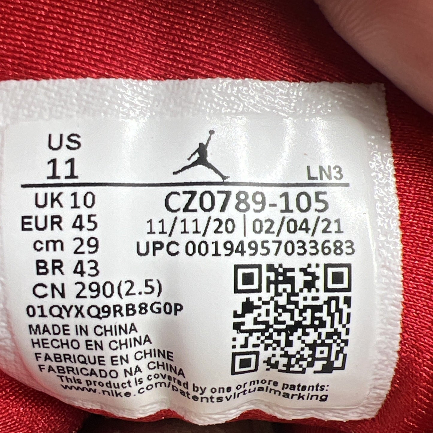 Size 11 - Paris Saint-Germain x Air Jordan 7 Retro Paname (CZ0789-105)