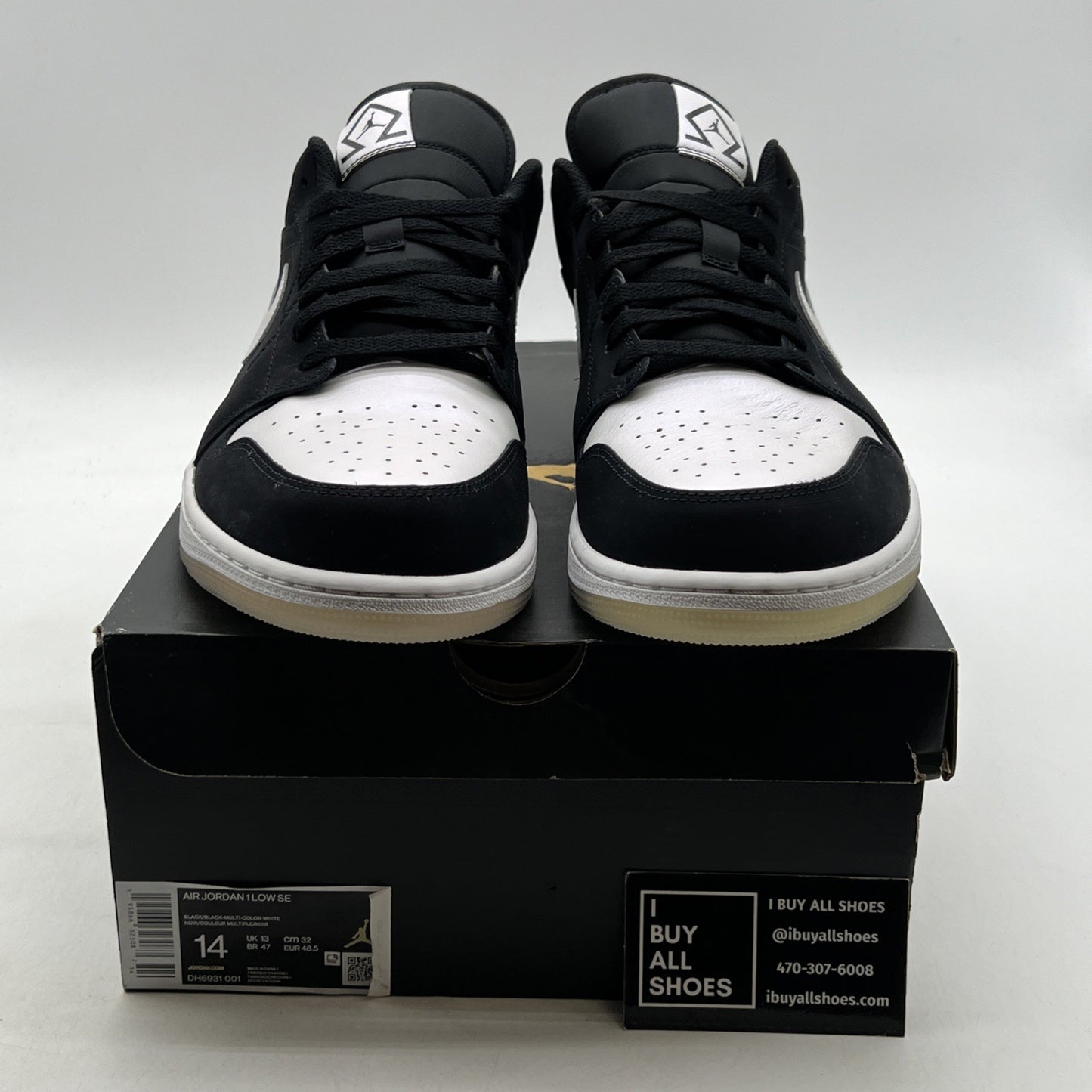 Size 14 - Air Jordan 1 Low SE Diamond (DH6931-001)