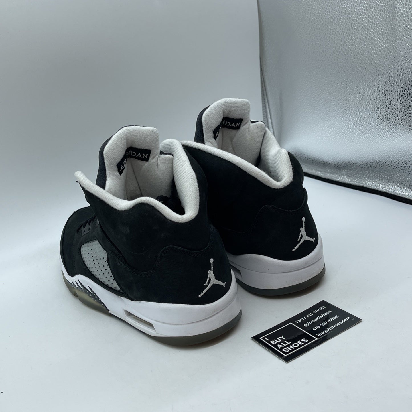 Size 12 - Jordan 5 Retro Mid Oreo Black White Suede (CT4838-011)