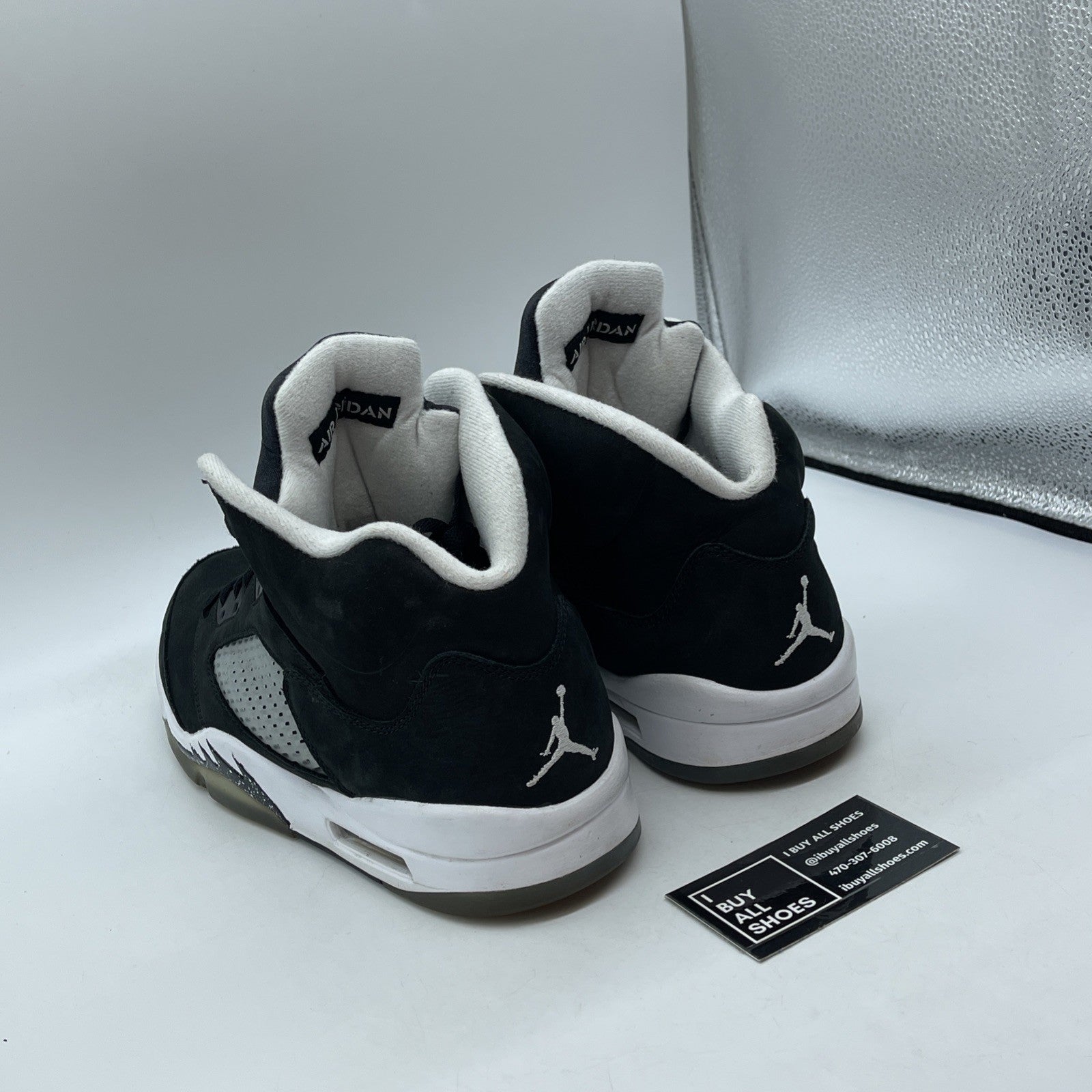 Size 12 - Jordan 5 Retro Mid Oreo Black White Suede (CT4838-011)