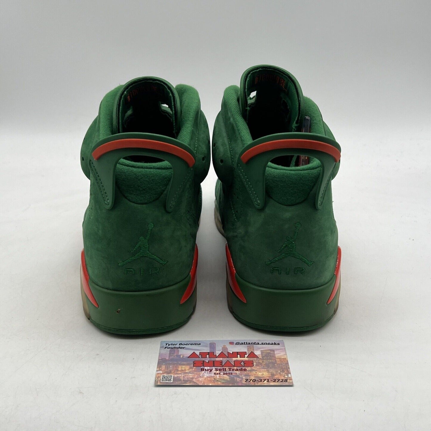 Size 13 - Air Jordan 6 Retro NRG Green Suede Gatorade (AJ5986-335)