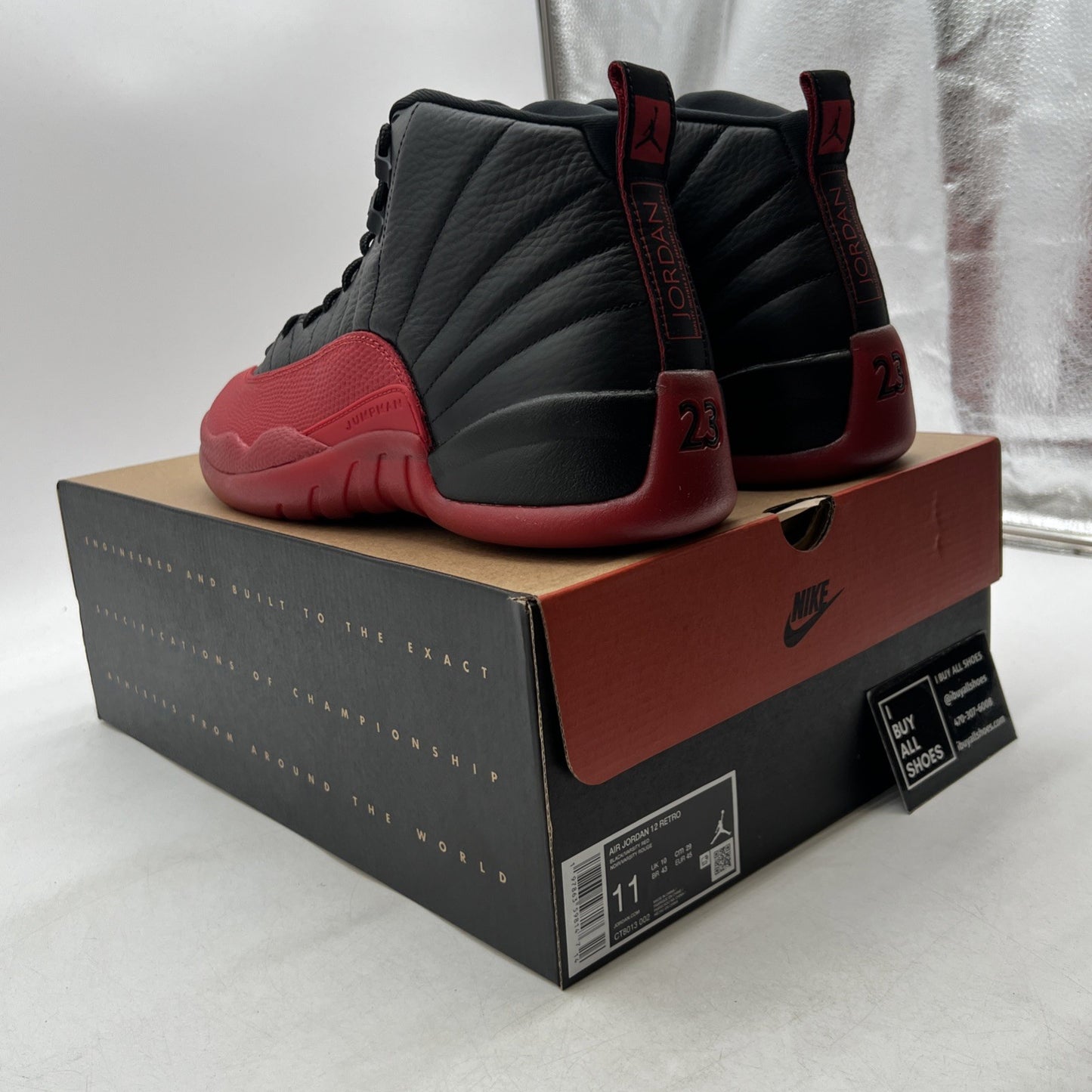 Size 11 - Air Jordan 12 Retro 2025 Flu Game (CT8013-002)