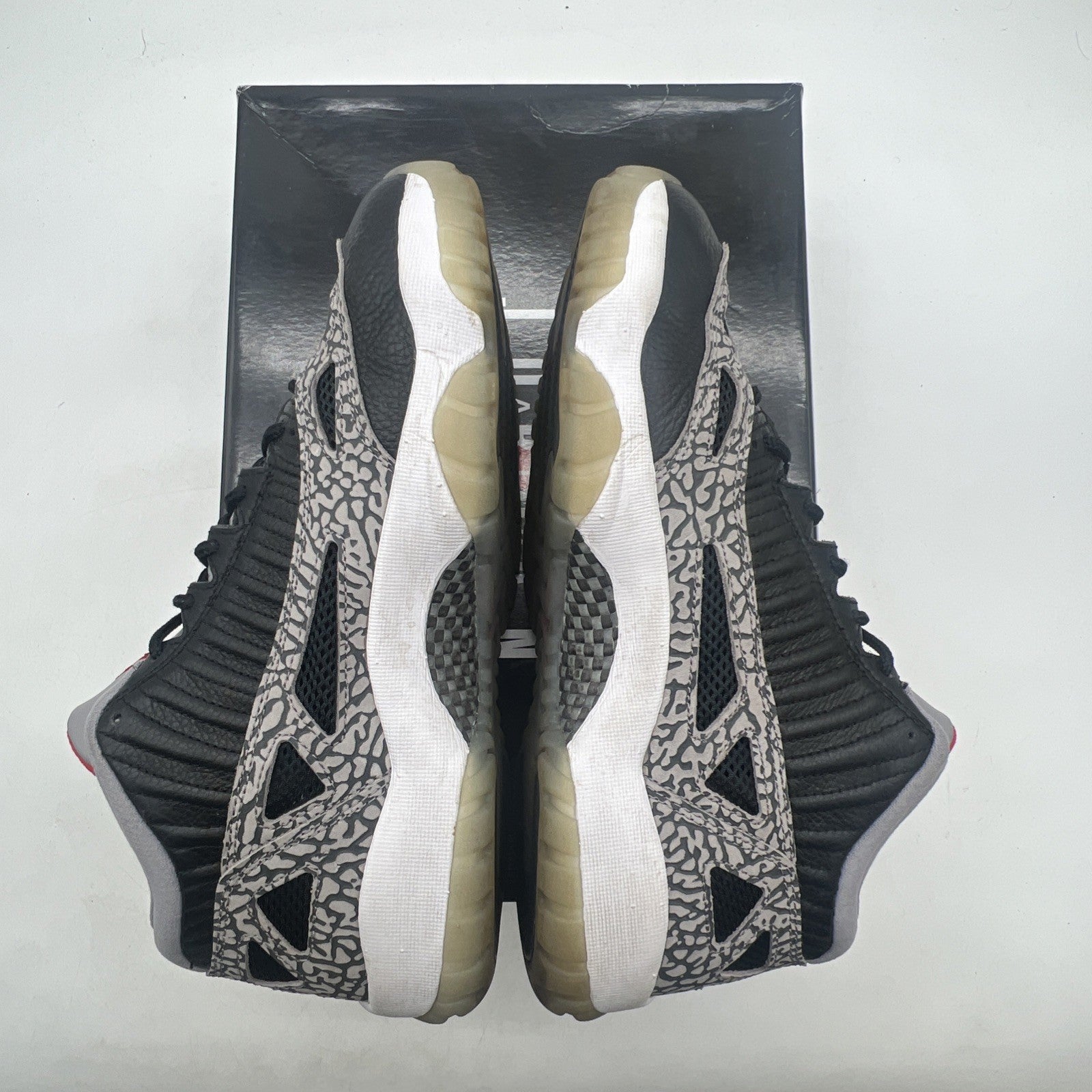 Size 9.5 - Air Jordan 11 Retro IE Low Black Cement (919712-006)