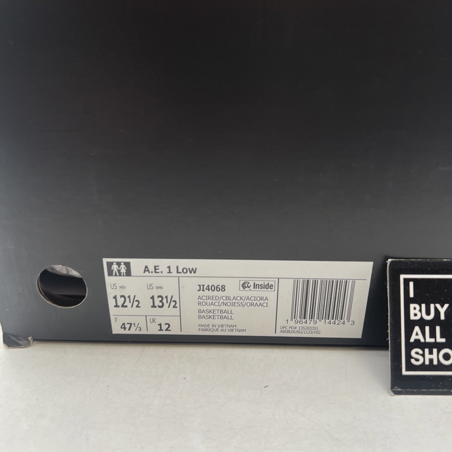 Size 12.5 - adidas AE 1 Low Mural (JI4068)
