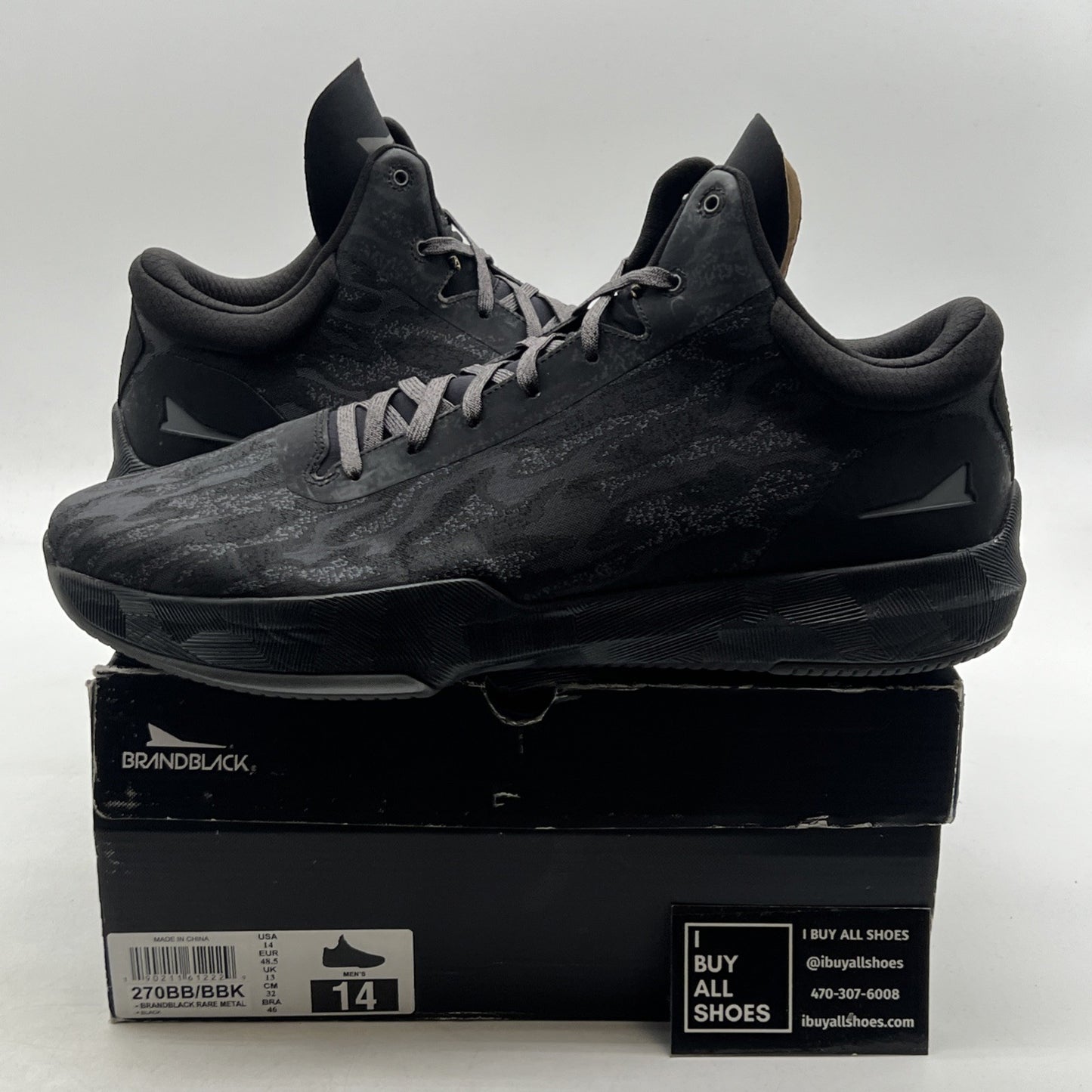 Size 14 - BrandBlack Rare Metal Sneakers (270BB/BBK)