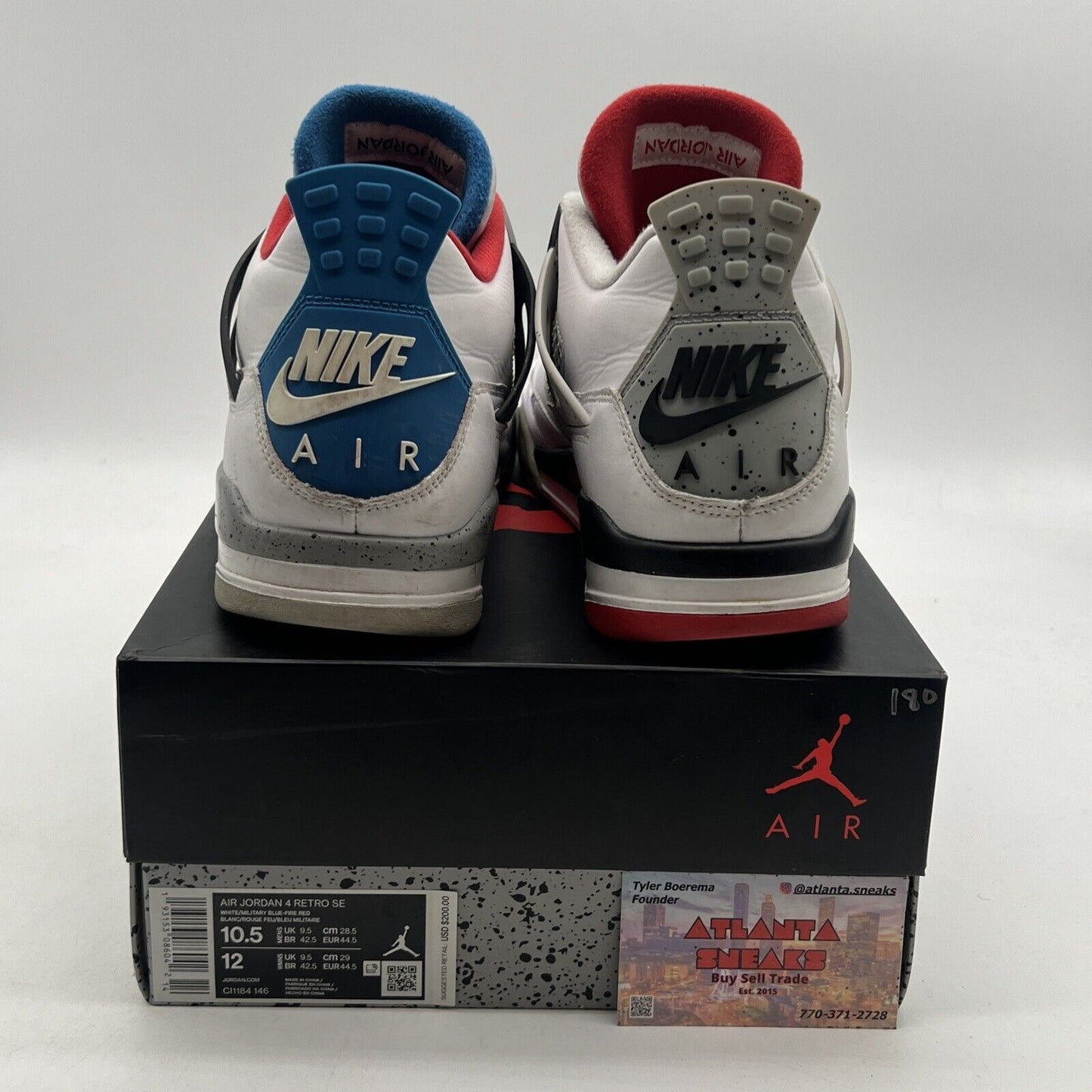 Size 10.5 - Air Jordan 4 Retro SE Mid What The 4 (CI1184-146)