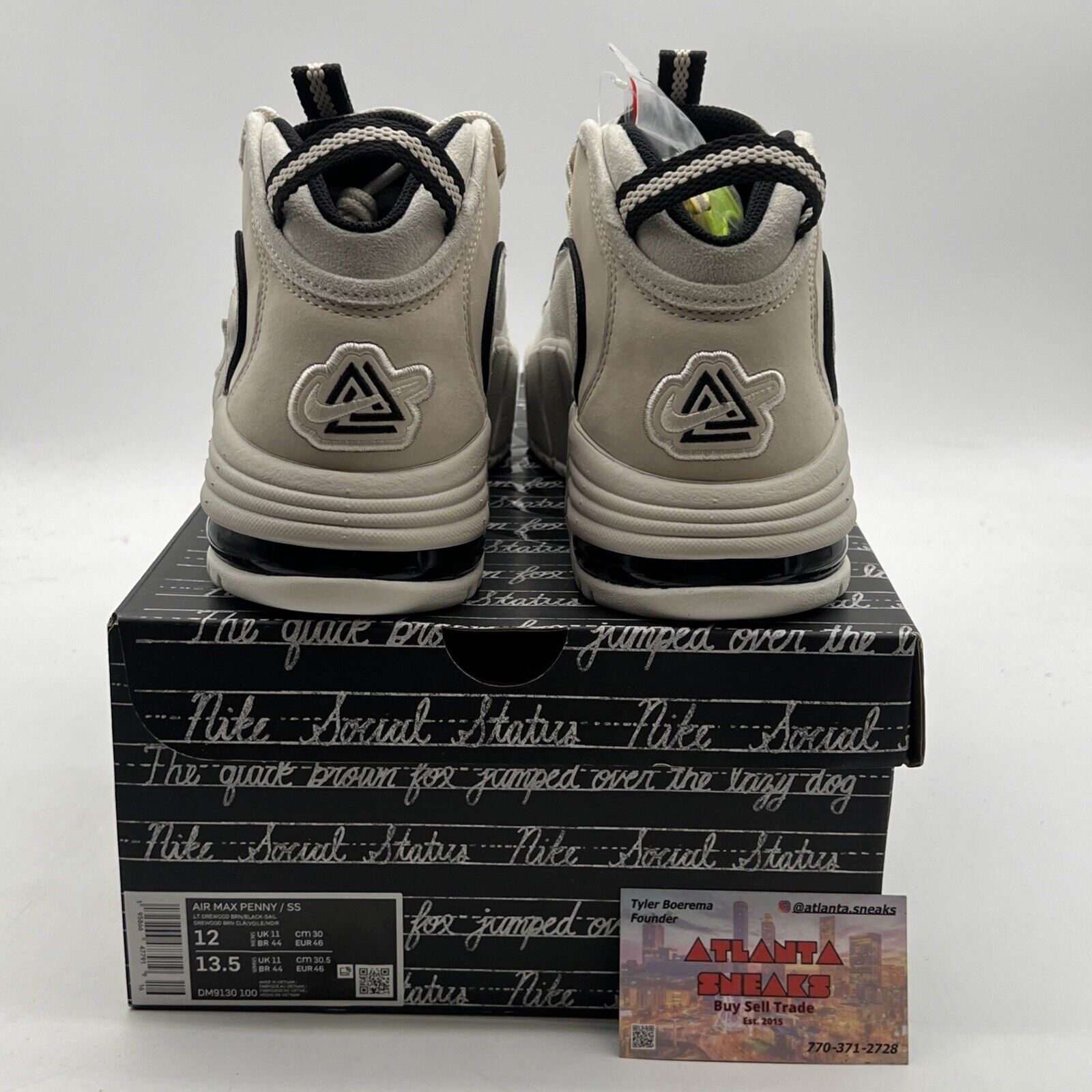 Size 12 - Nike Social Status x Air Max Penny 1 Recess - Desert Sand (DM9130-100)