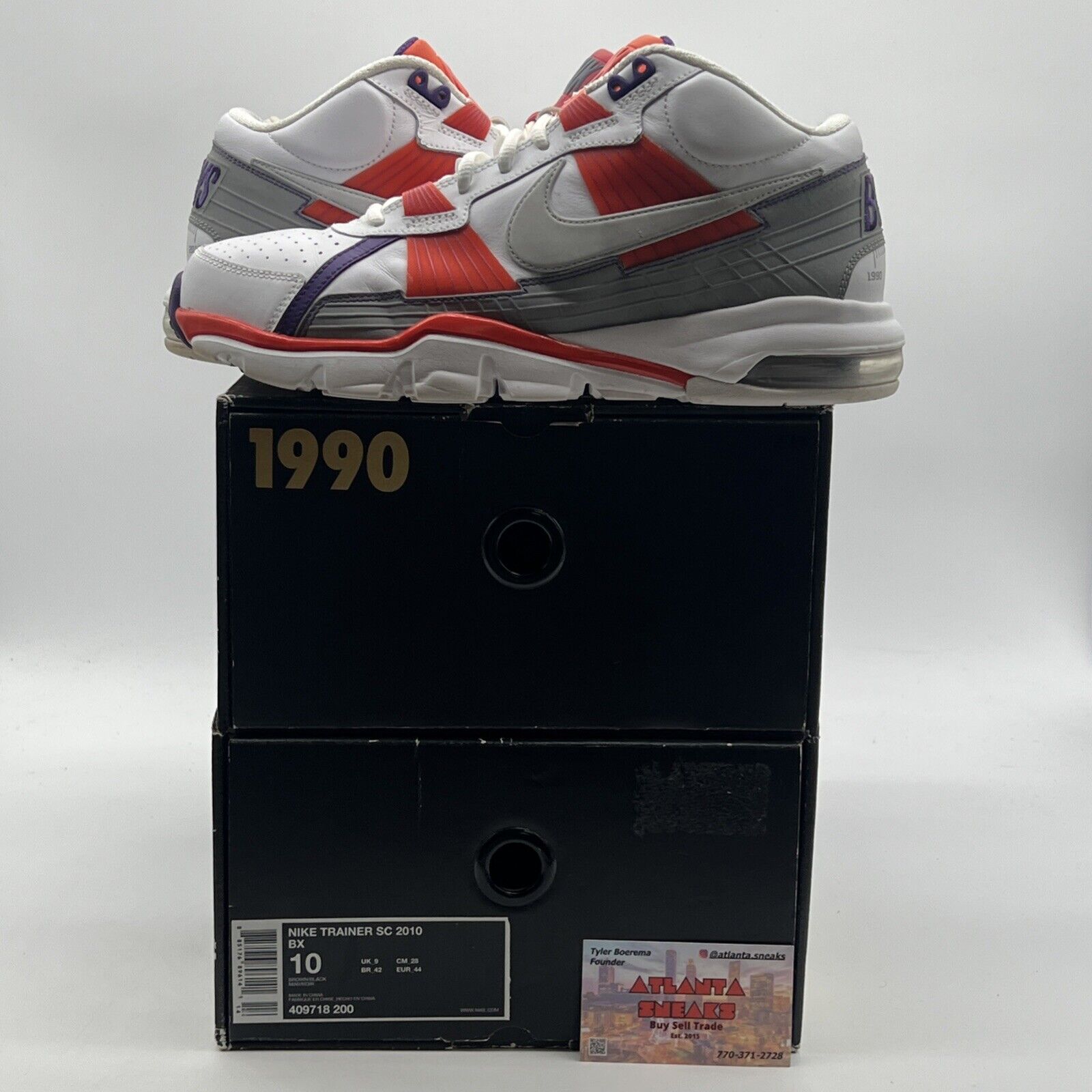 Size 10 - Nike Air Trainer SC 2010 BX 20th Anniversary Pack (409718-200)