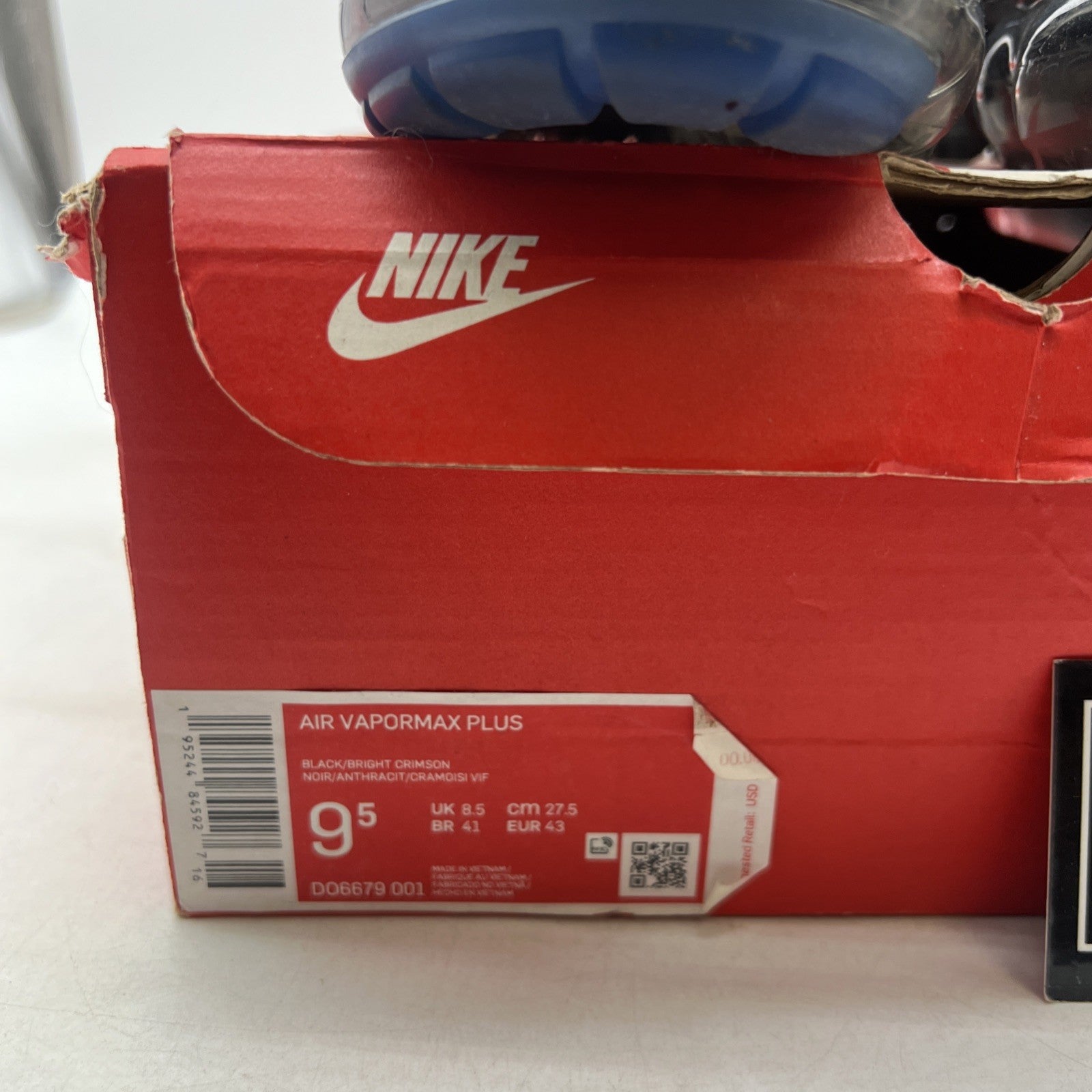 Size 9.5 - Nike Air VaporMax Plus Knicks (DO6679-001)