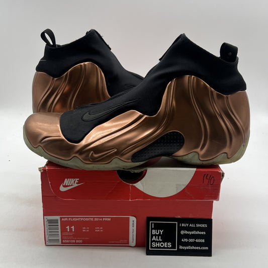 Size 11 - Nike Air Flightposite 2014 Prm Copper (658109-800)