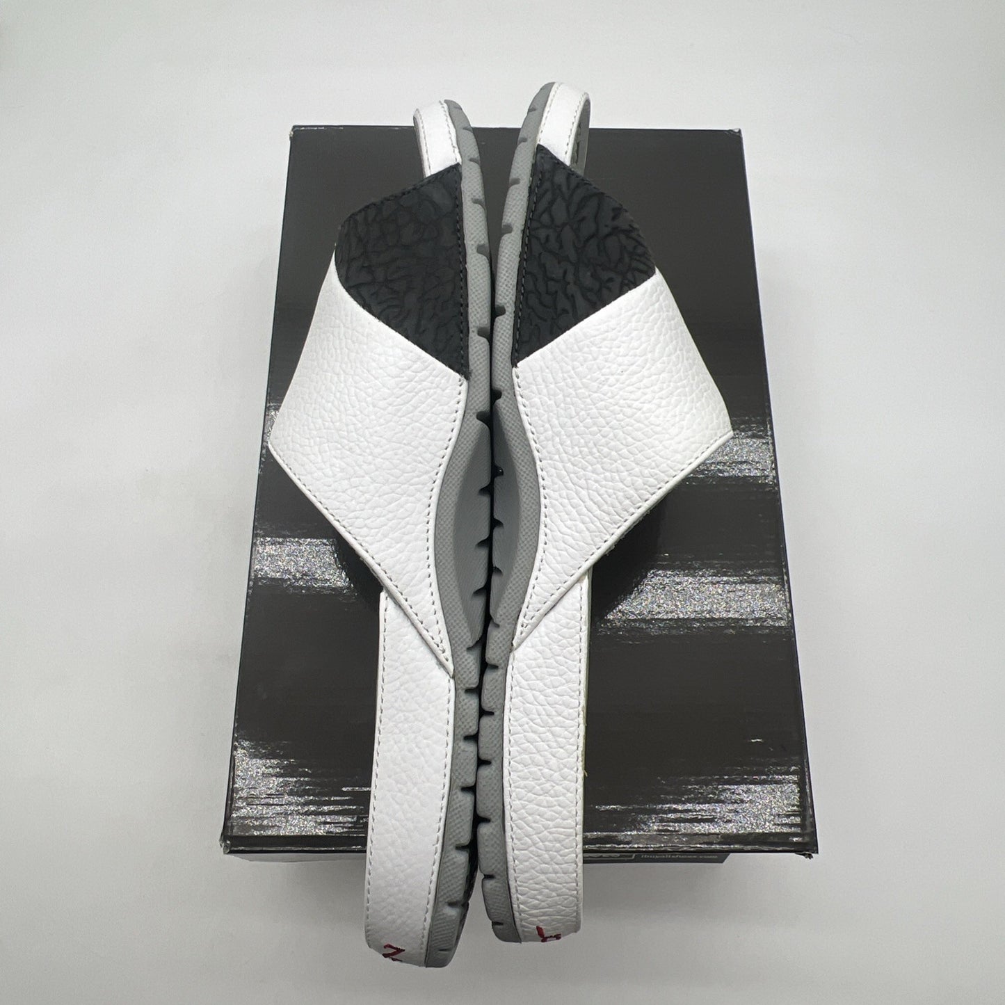 Size 10 - Air Jordan Hydro 3 Retro Slides White University Red (316528-163)