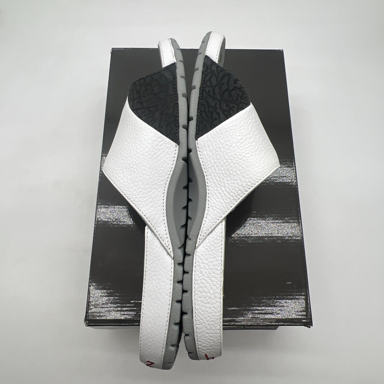 Size 10 - Air Jordan Hydro 3 Retro Slides White University Red (316528-163)